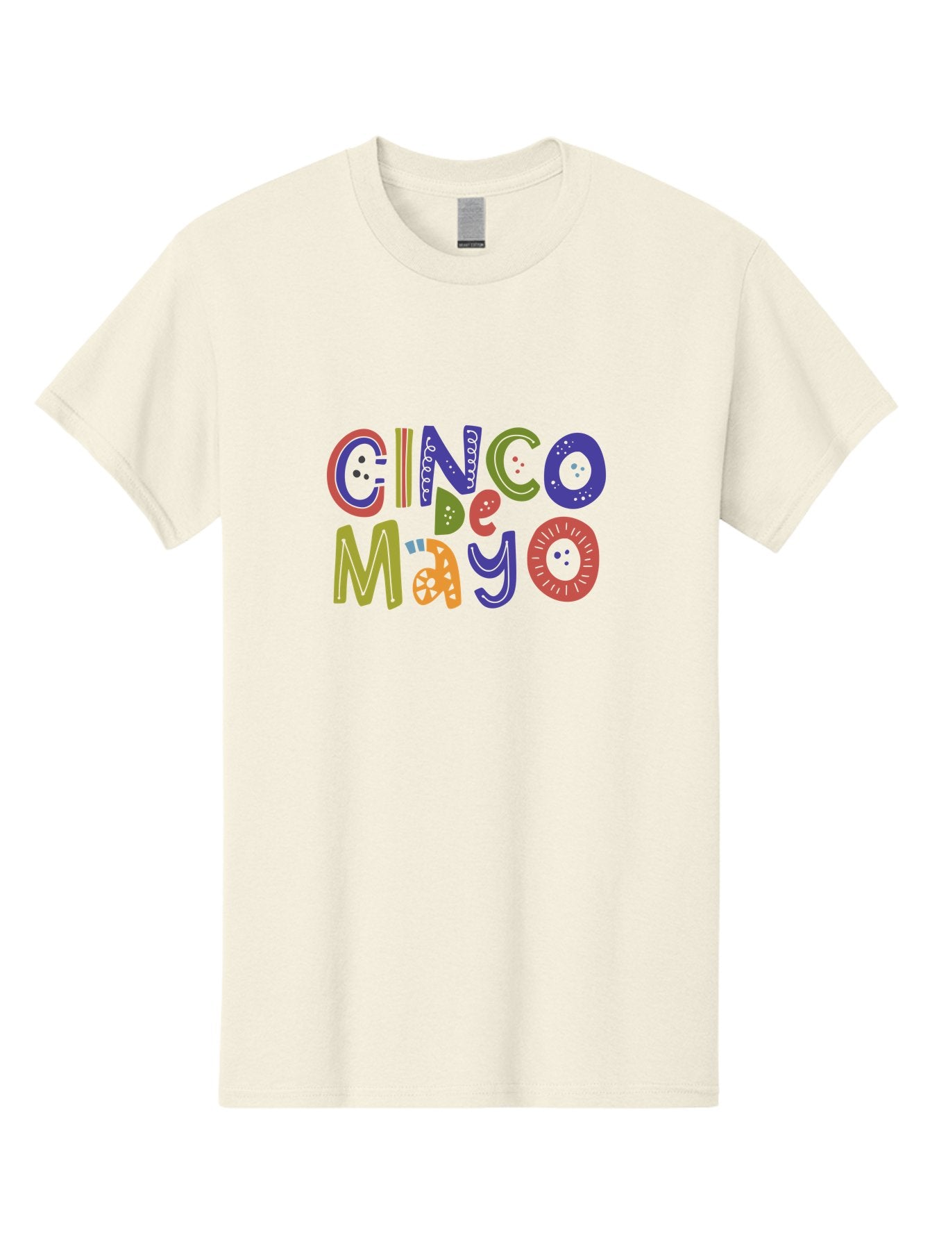 Cinco-De-Mayo-6 Men'S Graphic Tee, 100% Cotton, Comfortable Casual Summer Wear, Machine Washable, Cinco De Mayo, Colorful Text, Festive Typography, Mexican Holiday, Party Decorations, Vibrant Colors, Celebration -  Aaa238 3