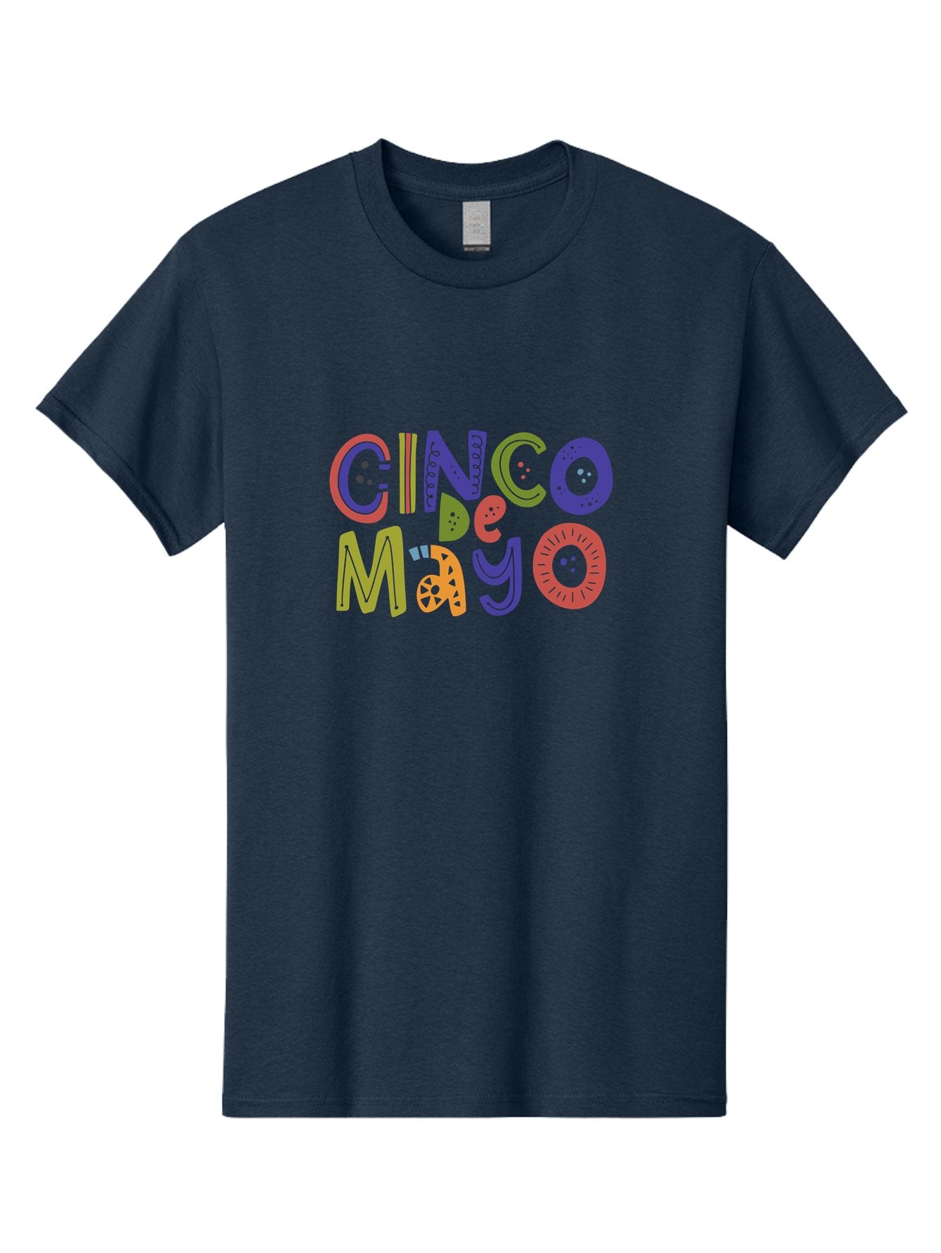 Cinco-De-Mayo-6 Men'S Graphic Tee, 100% Cotton, Comfortable Casual Summer Wear, Machine Washable, Cinco De Mayo, Colorful Text, Festive Typography, Mexican Holiday, Party Decorations, Vibrant Colors, Celebration -  Aaa238 19