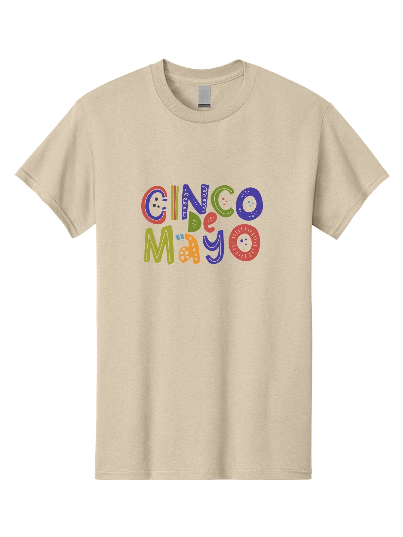 Cinco-De-Mayo-6 Men'S Graphic Tee, 100% Cotton, Comfortable Casual Summer Wear, Machine Washable, Cinco De Mayo, Colorful Text, Festive Typography, Mexican Holiday, Party Decorations, Vibrant Colors, Celebration -  Aaa238 17