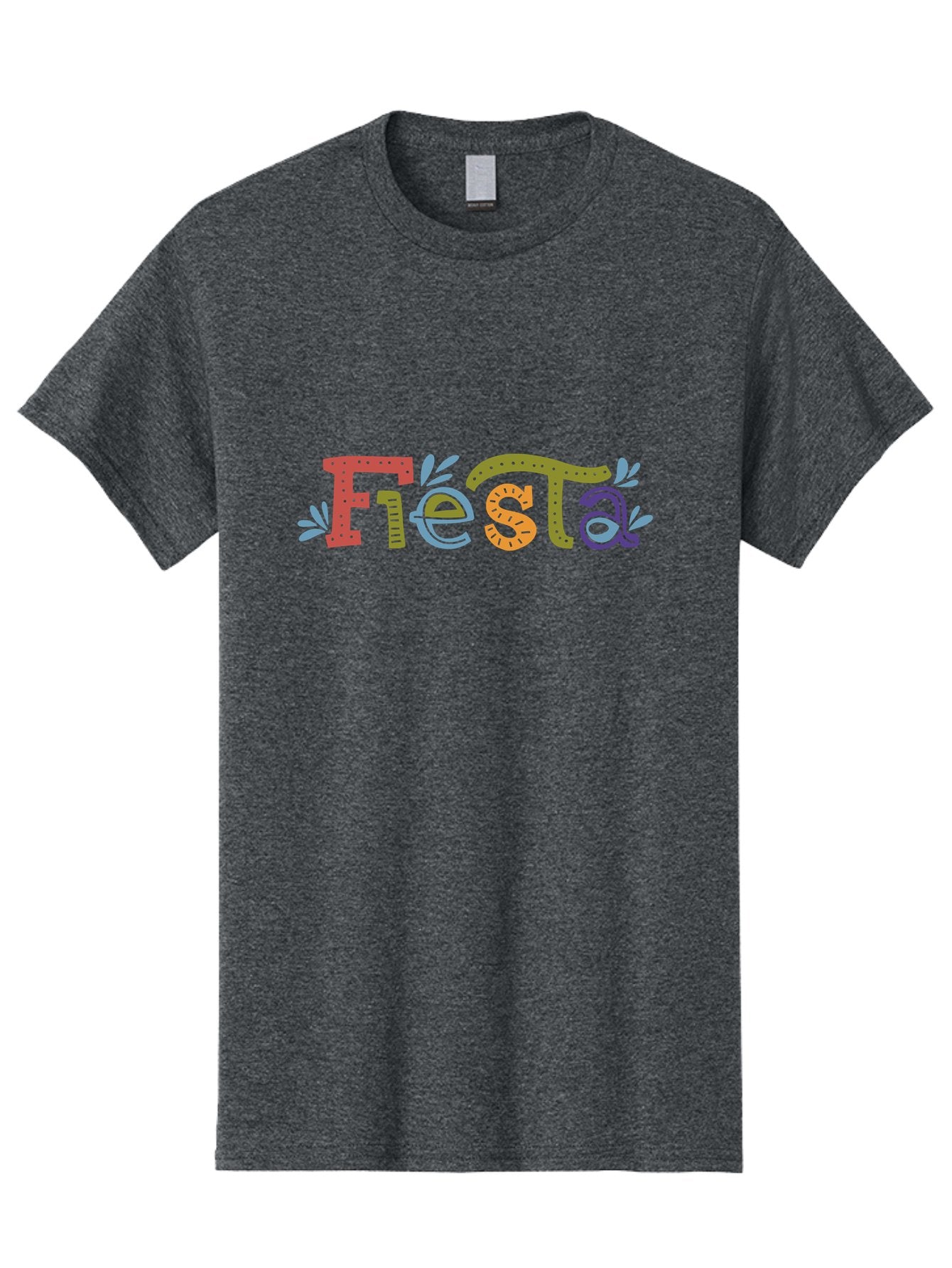 Fiesta-2 Men'S Graphic Tee, 100% Cotton, Comfortable Casual Summer Wear, Machine Washable, Fiesta, Colorful Text, Party Theme, Festive Atmosphere, Vibrant Colors, Celebratory Mood, Lively Graphics -  Aaa244 11