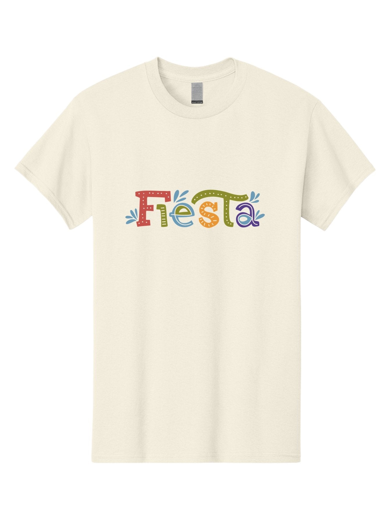 Fiesta-2 Men'S Graphic Tee, 100% Cotton, Comfortable Casual Summer Wear, Machine Washable, Fiesta, Colorful Text, Party Theme, Festive Atmosphere, Vibrant Colors, Celebratory Mood, Lively Graphics -  Aaa244 27