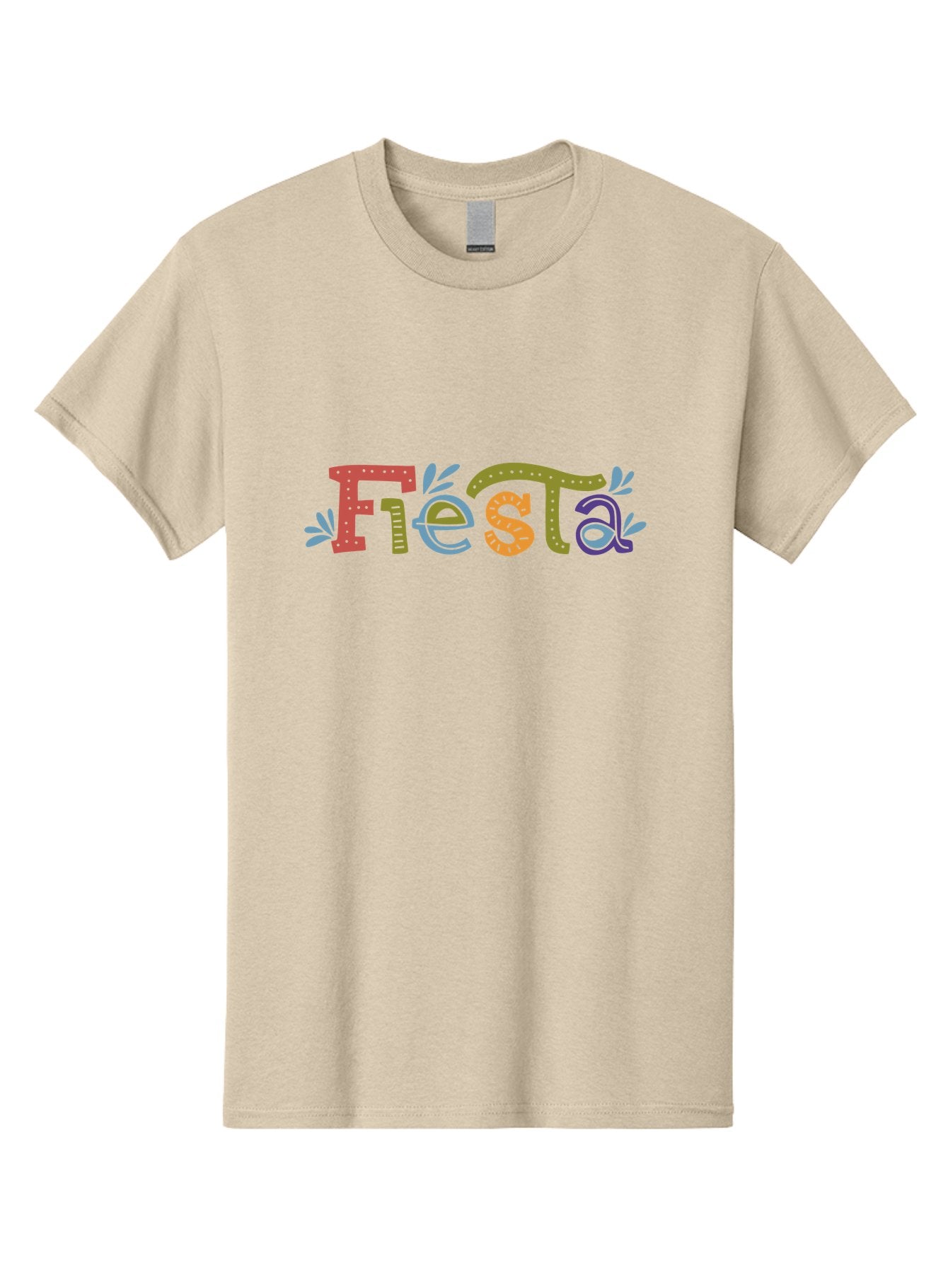 Fiesta-2 Men'S Graphic Tee, 100% Cotton, Comfortable Casual Summer Wear, Machine Washable, Fiesta, Colorful Text, Party Theme, Festive Atmosphere, Vibrant Colors, Celebratory Mood, Lively Graphics -  Aaa244 15