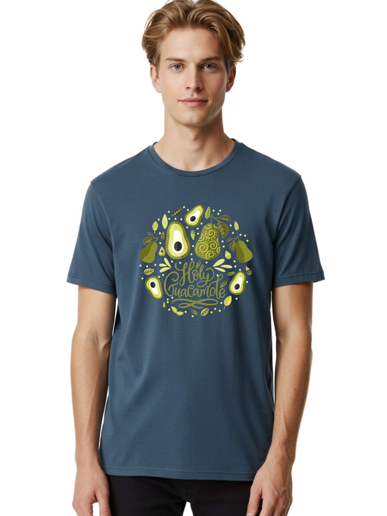 Hello-Avocado Men'S Graphic Tee, 100% Cotton, Comfortable Casual Summer Wear, Machine Washable, Avocado Illustrations, Guacamole Recipe, Healthy Eating, Vegan Lifestyle, Organic Produce, Foodie Culture, Fresh Ingredients, Culinary Delights -  Aaa250 18