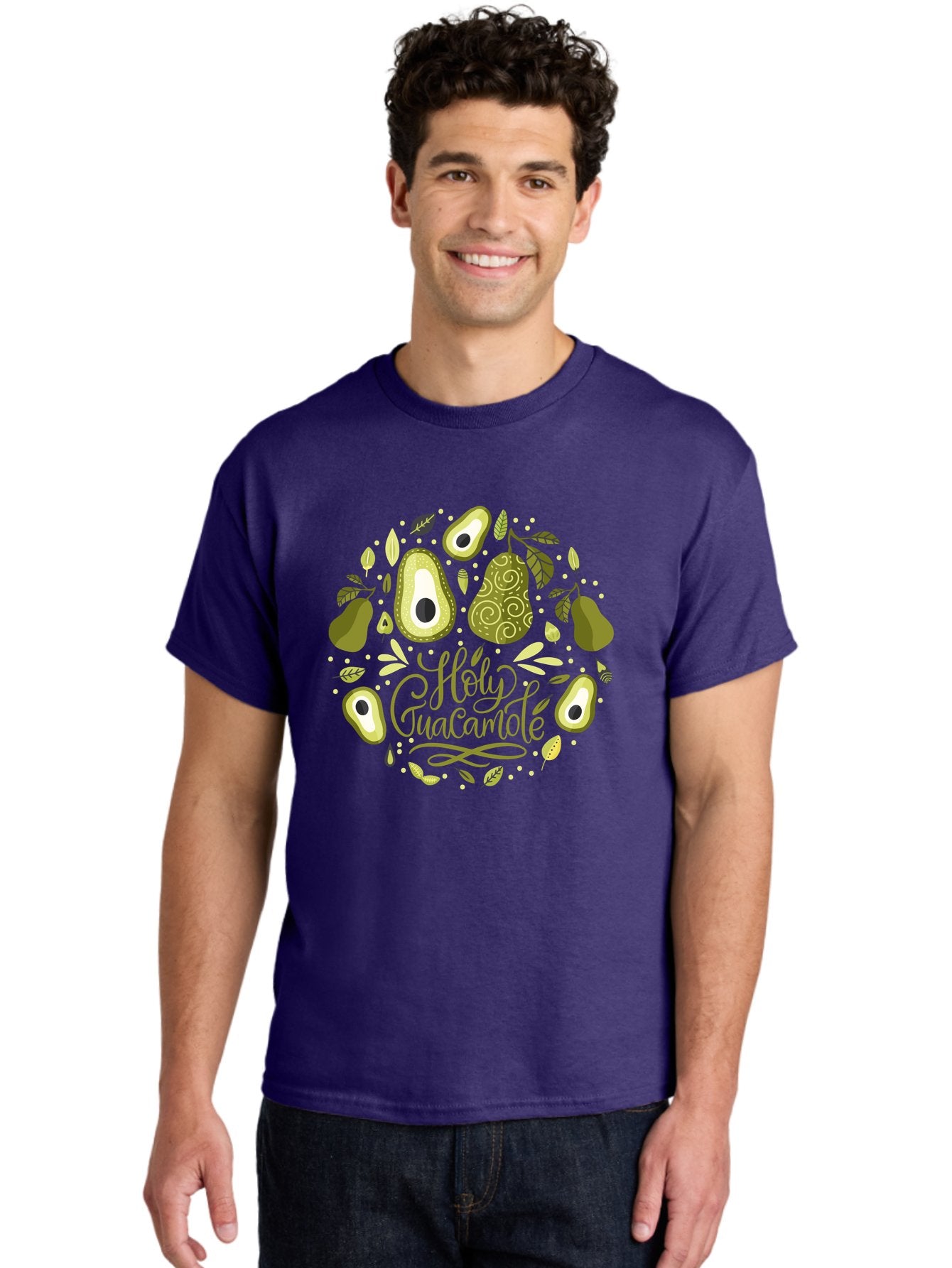 Hello-Avocado Men'S Graphic Tee, 100% Cotton, Comfortable Casual Summer Wear, Machine Washable, Avocado Illustrations, Guacamole Recipe, Healthy Eating, Vegan Lifestyle, Organic Produce, Foodie Culture, Fresh Ingredients, Culinary Delights -  Aaa250 6