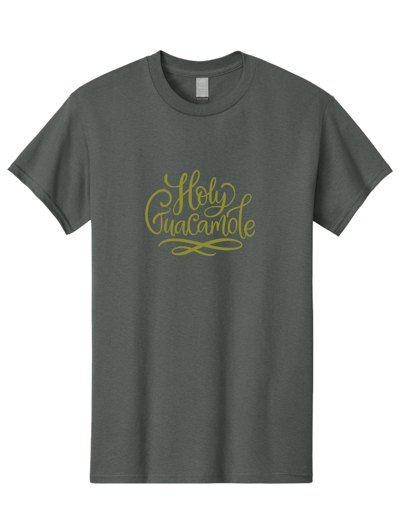 Holy-Guacamole-2 Men'S Graphic Tee, 100% Cotton, Comfortable Casual Summer Wear, Machine Washable, Holy Guacamole, Cursive Script, Decorative Text, Foodie Phrase, Culinary Quote, Trendy Typography, Mexican Cuisine, Dip Lover, Funny Phrase -  Aaa253 25
