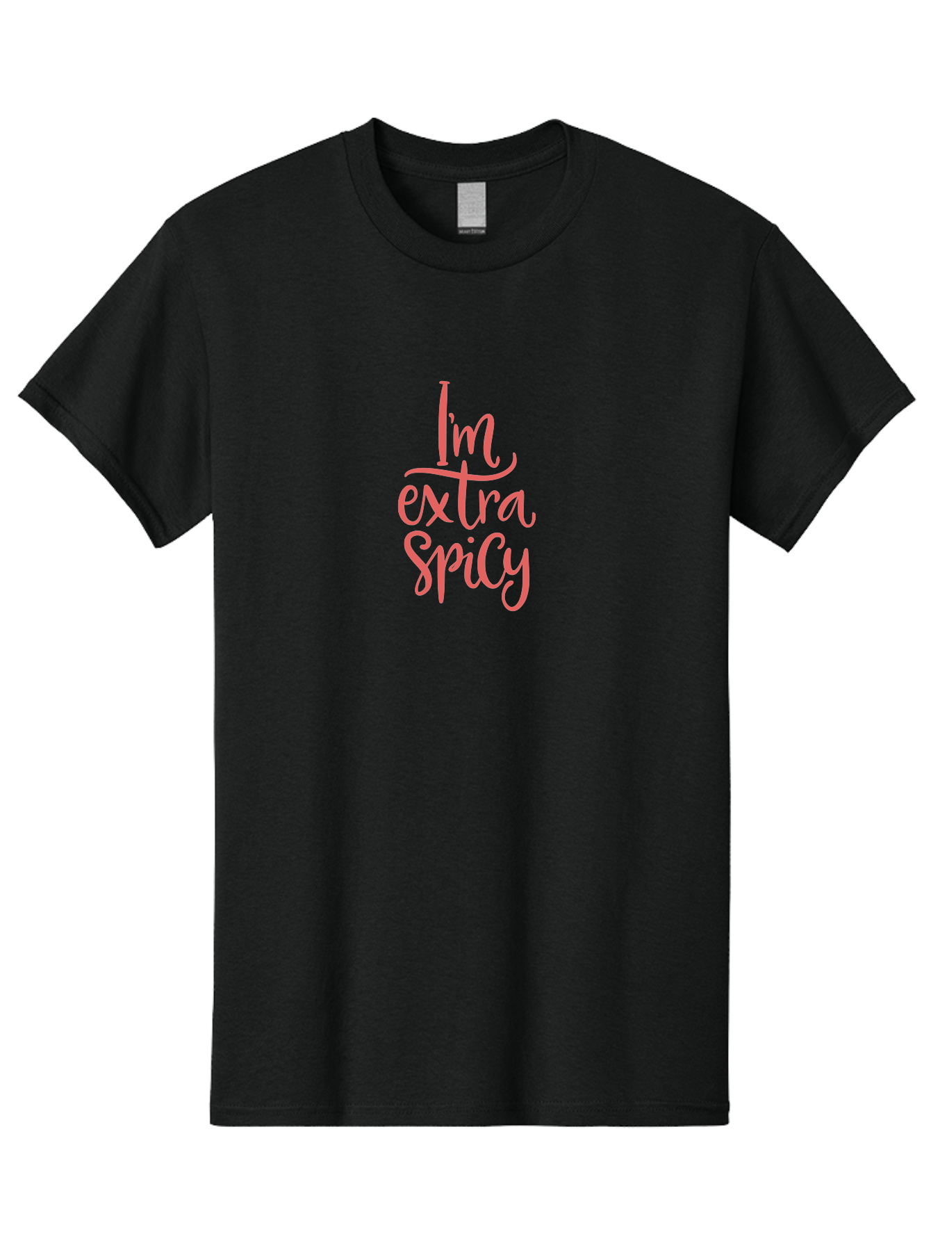 I-M-Extra-Spicy-2 Men'S Graphic Tee, 100% Cotton, Comfortable Casual Summer Wear, Machine Washable, Fun Phrase, Quirky Quote, Pink Text, Funny Saying, Sassy Statement, Bold Typography, Motivational Phrase, Attitude Adjustment -  Aaa259 23