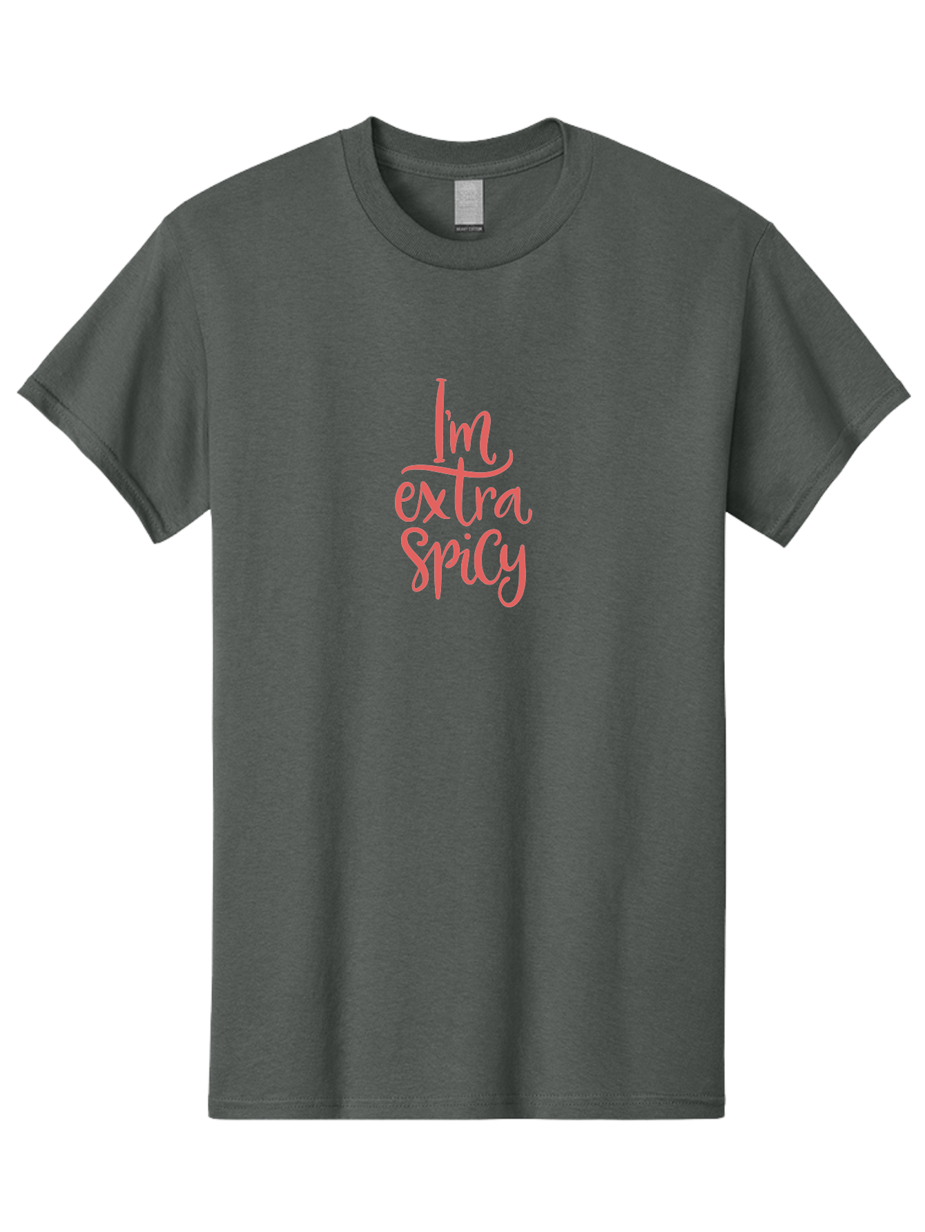 I-M-Extra-Spicy-2 Men'S Graphic Tee, 100% Cotton, Comfortable Casual Summer Wear, Machine Washable, Fun Phrase, Quirky Quote, Pink Text, Funny Saying, Sassy Statement, Bold Typography, Motivational Phrase, Attitude Adjustment -  Aaa259 19