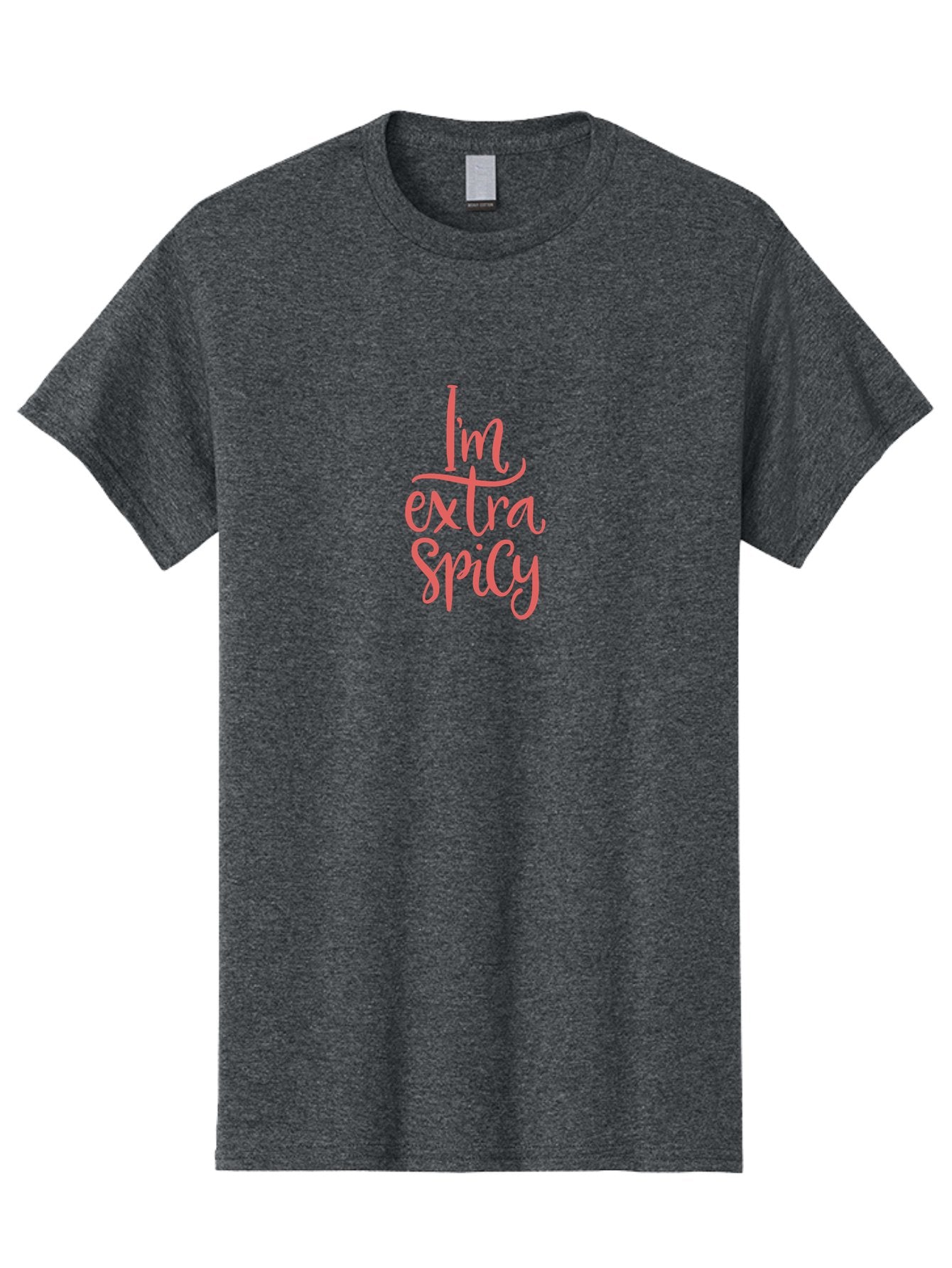 I-M-Extra-Spicy-2 Men'S Graphic Tee, 100% Cotton, Comfortable Casual Summer Wear, Machine Washable, Fun Phrase, Quirky Quote, Pink Text, Funny Saying, Sassy Statement, Bold Typography, Motivational Phrase, Attitude Adjustment -  Aaa259 21