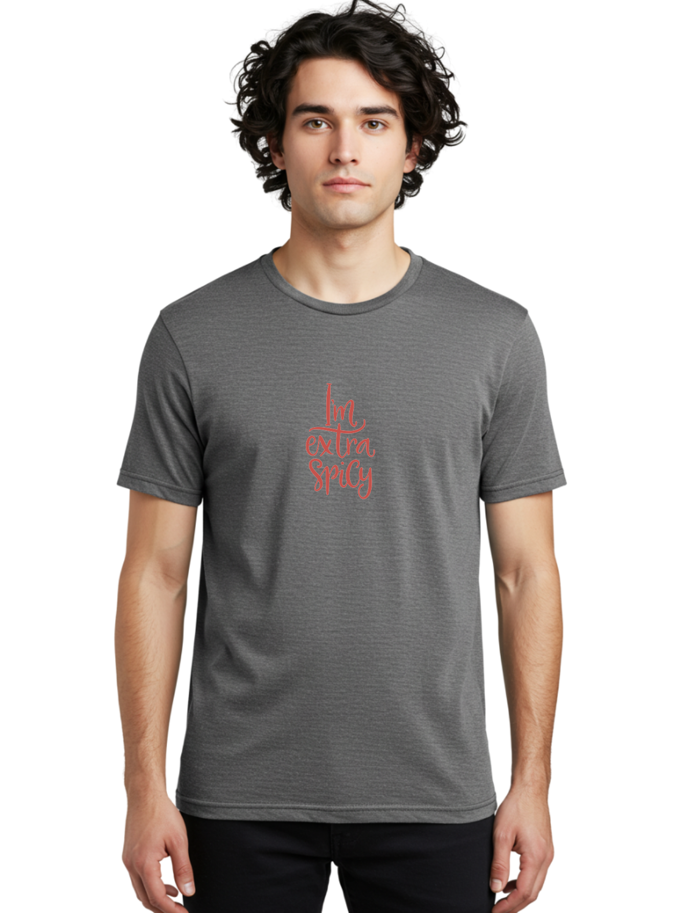 I-M-Extra-Spicy-3 Men'S Graphic Tee, 100% Cotton, Comfortable Casual Summer Wear, Machine Washable, Female Empowerment, Sass, Confidence, Attitude, Inspirational Quote, Funny Phrase, Bold Statement, Hot Personality -  Aaa260 24