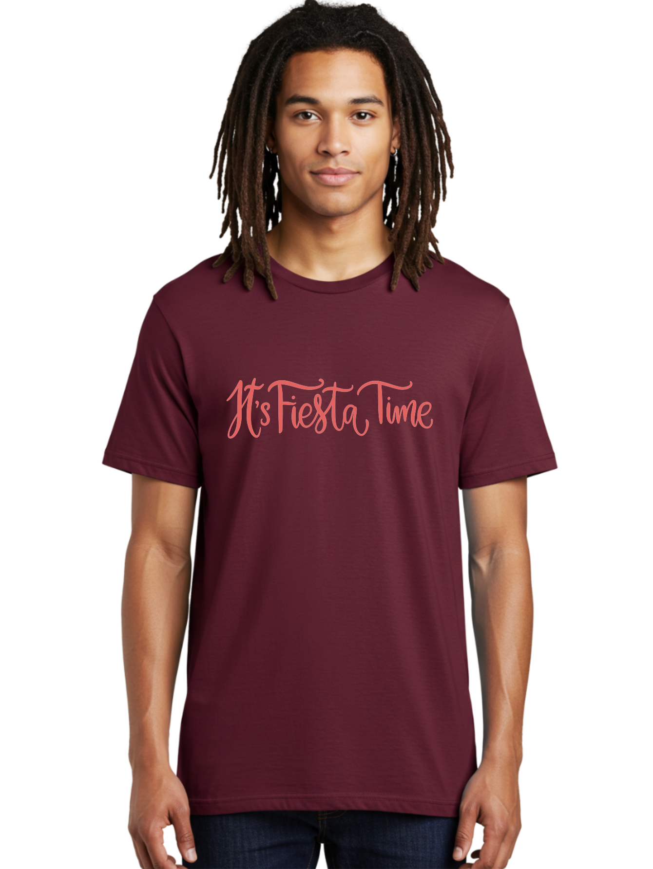 It-S-Fiesta-Time Men'S Graphic Tee, 100% Cotton, Comfortable Casual Summer Wear, Machine Washable, Fiesta Time, Party Invitation, Festive Atmosphere, Celebration, Party Theme, Mexican Culture, Vibrant Colors, Fun Times, Party Decor -  Aaa267