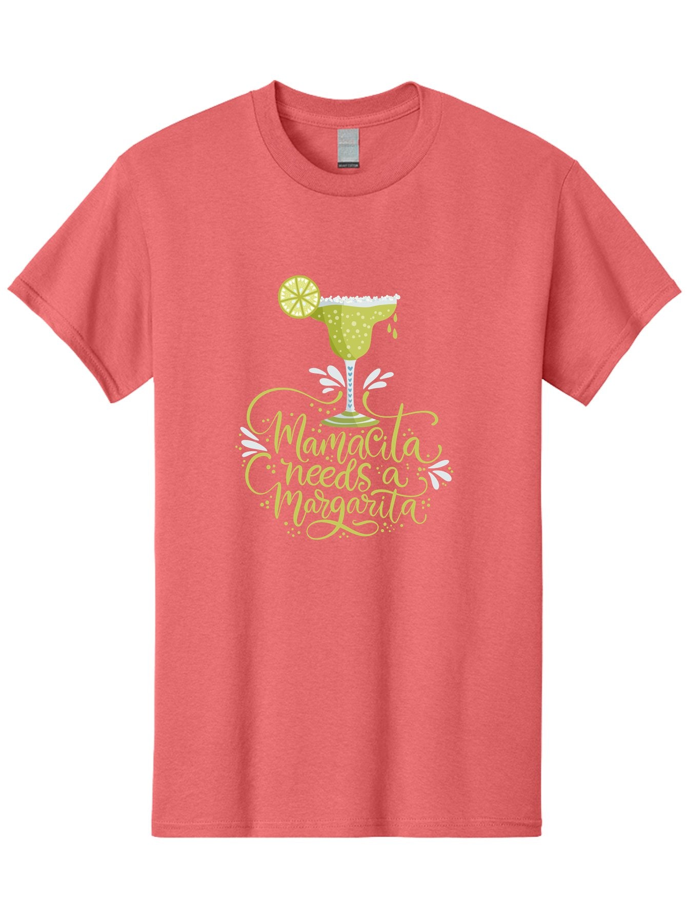 Mamacita-Needs-A-Margarita-1 Men'S Graphic Tee, 100% Cotton, Comfortable Casual Summer Wear, Machine Washable, Margarita Cocktail, Lime Slice, Salt Rim, Tequila Drink, Festive Design, Party Theme, Mexican-Inspired, Cocktail Culture, -  Aaa273 23