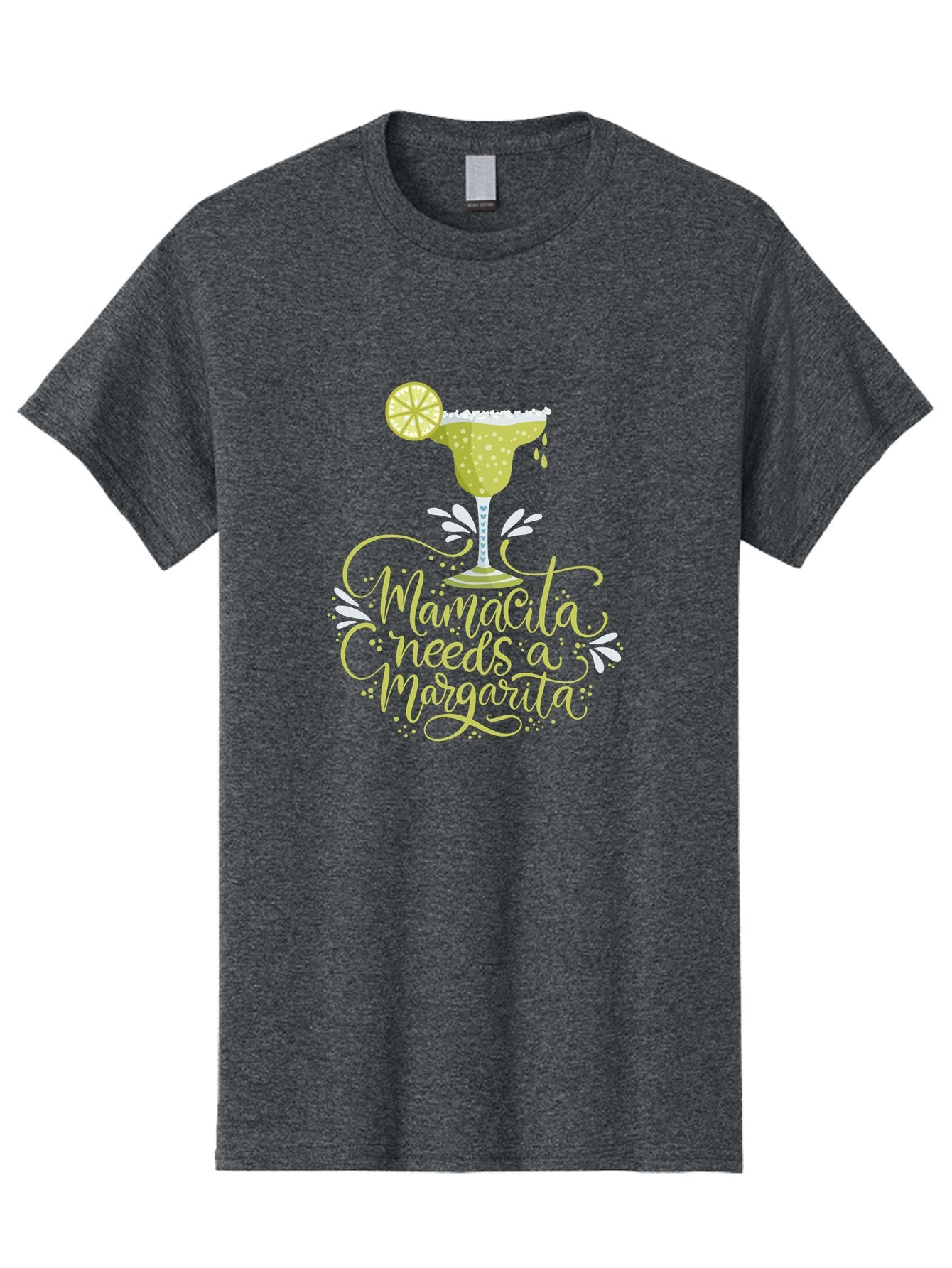 Mamacita-Needs-A-Margarita-1 Men'S Graphic Tee, 100% Cotton, Comfortable Casual Summer Wear, Machine Washable, Margarita Cocktail, Lime Slice, Salt Rim, Tequila Drink, Festive Design, Party Theme, Mexican-Inspired, Cocktail Culture, -  Aaa273 21