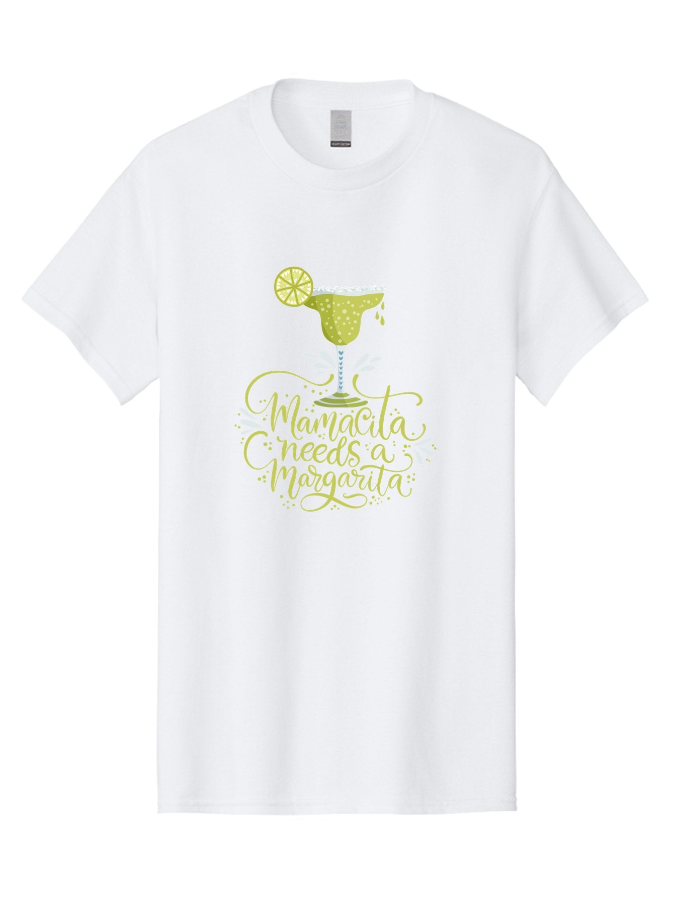 Mamacita-Needs-A-Margarita-1 Men'S Graphic Tee, 100% Cotton, Comfortable Casual Summer Wear, Machine Washable, Margarita Cocktail, Lime Slice, Salt Rim, Tequila Drink, Festive Design, Party Theme, Mexican-Inspired, Cocktail Culture, -  Aaa273 9