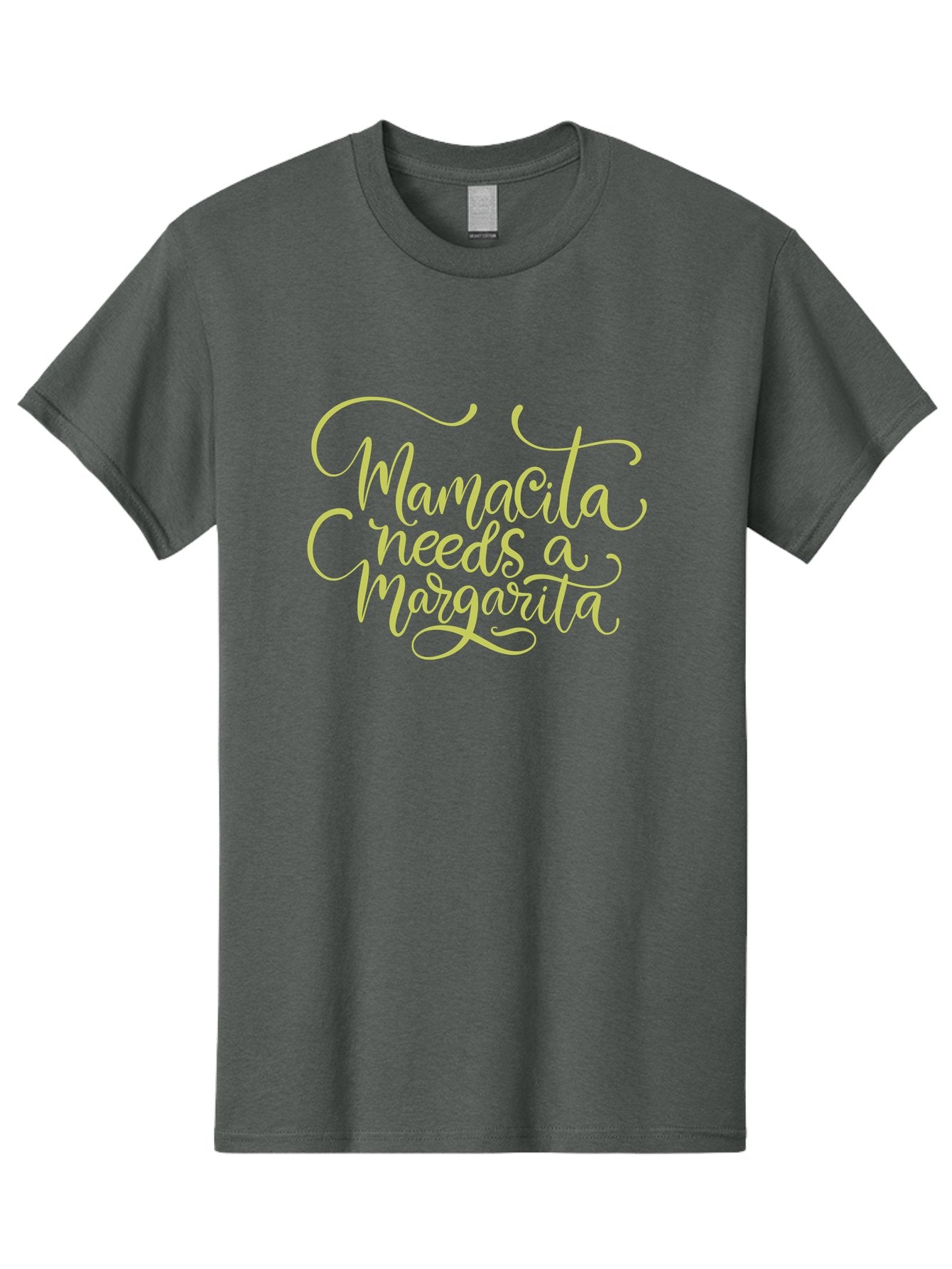 Mamacita-Needs-A-Margarita-2 Men'S Graphic Tee, 100% Cotton, Comfortable Casual Summer Wear, Machine Washable, Mamacita Needs A Margarita, Margarita Cocktail, Funny Quote, Cursive Text, Beverage Phrase, Happy Hour, Drink Sign, Party Theme, -  Aaa274 23