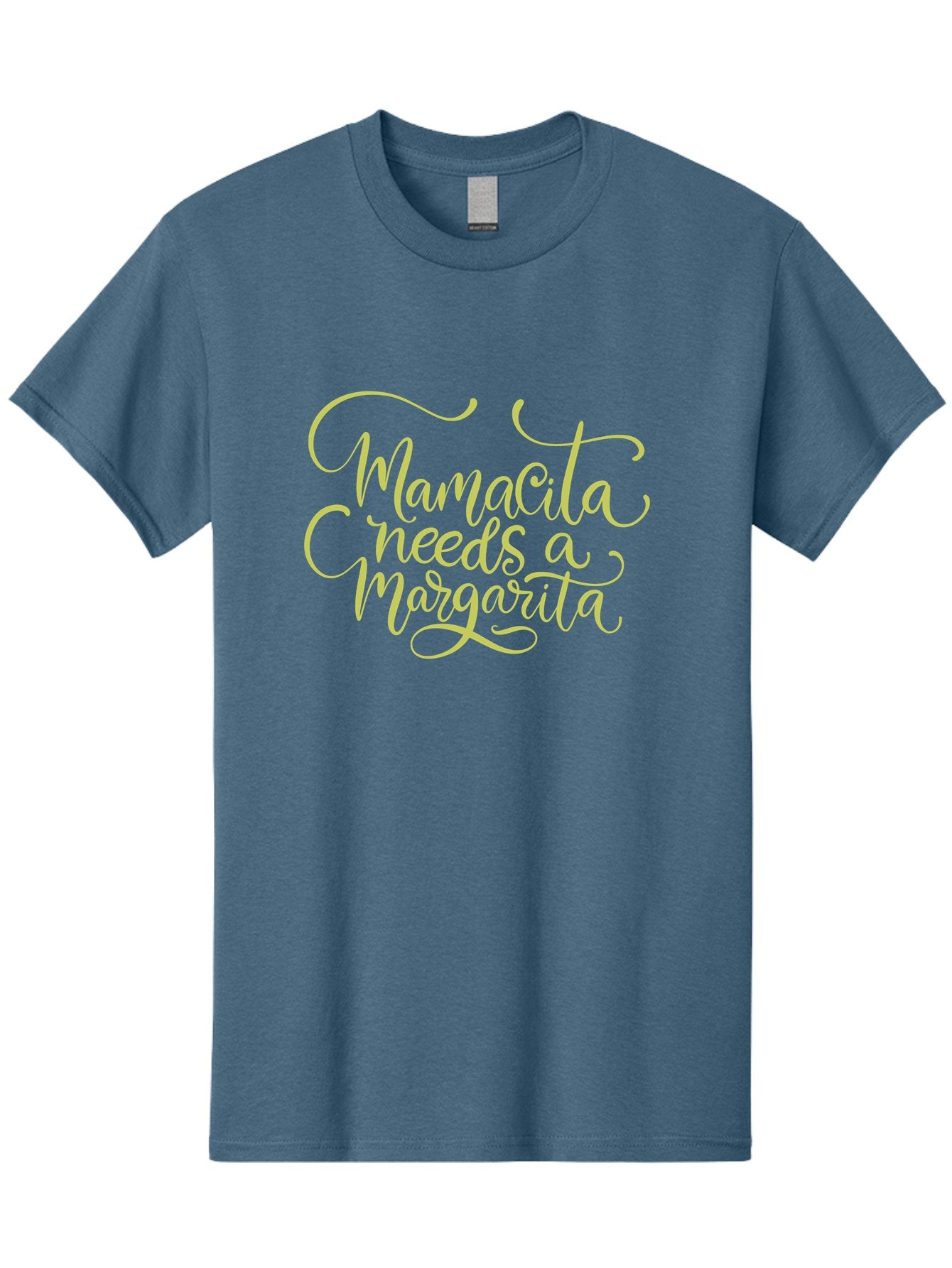 Mamacita-Needs-A-Margarita-2 Men'S Graphic Tee, 100% Cotton, Comfortable Casual Summer Wear, Machine Washable, Mamacita Needs A Margarita, Margarita Cocktail, Funny Quote, Cursive Text, Beverage Phrase, Happy Hour, Drink Sign, Party Theme, -  Aaa274 27