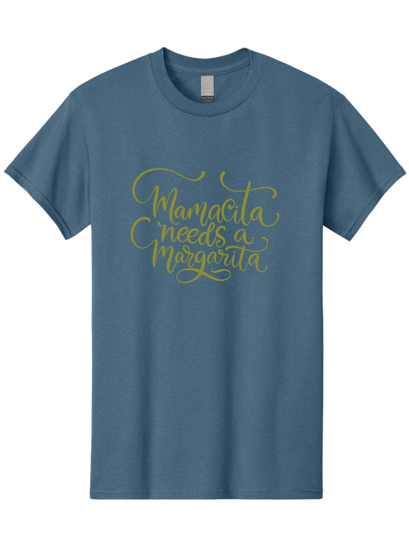 Mamacita-Needs-A-Margarita-3 Men'S Graphic Tee, 100% Cotton, Comfortable Casual Summer Wear, Machine Washable, Humorous Quote, Funny Phrase, Margarita Cocktail, Mamaquita, Red Text, Decorative Font, Elegant Script, Festive Vibes, -  Aaa275 9