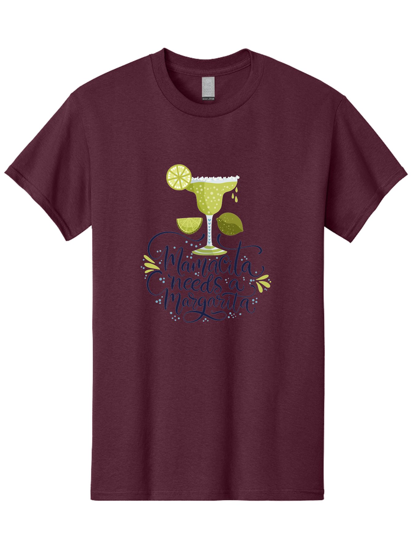 Mamacita-Needs-A-Margarita Men'S Graphic Tee, 100% Cotton, Comfortable Casual Summer Wear, Machine Washable, Margarita Cocktail, Salt Rim, Citrus Slices, Festive Drinks, Party Vibes, Summer Fun, Happy Hour, Cocktail Hour, Margarita Love, -  Aaa276 29