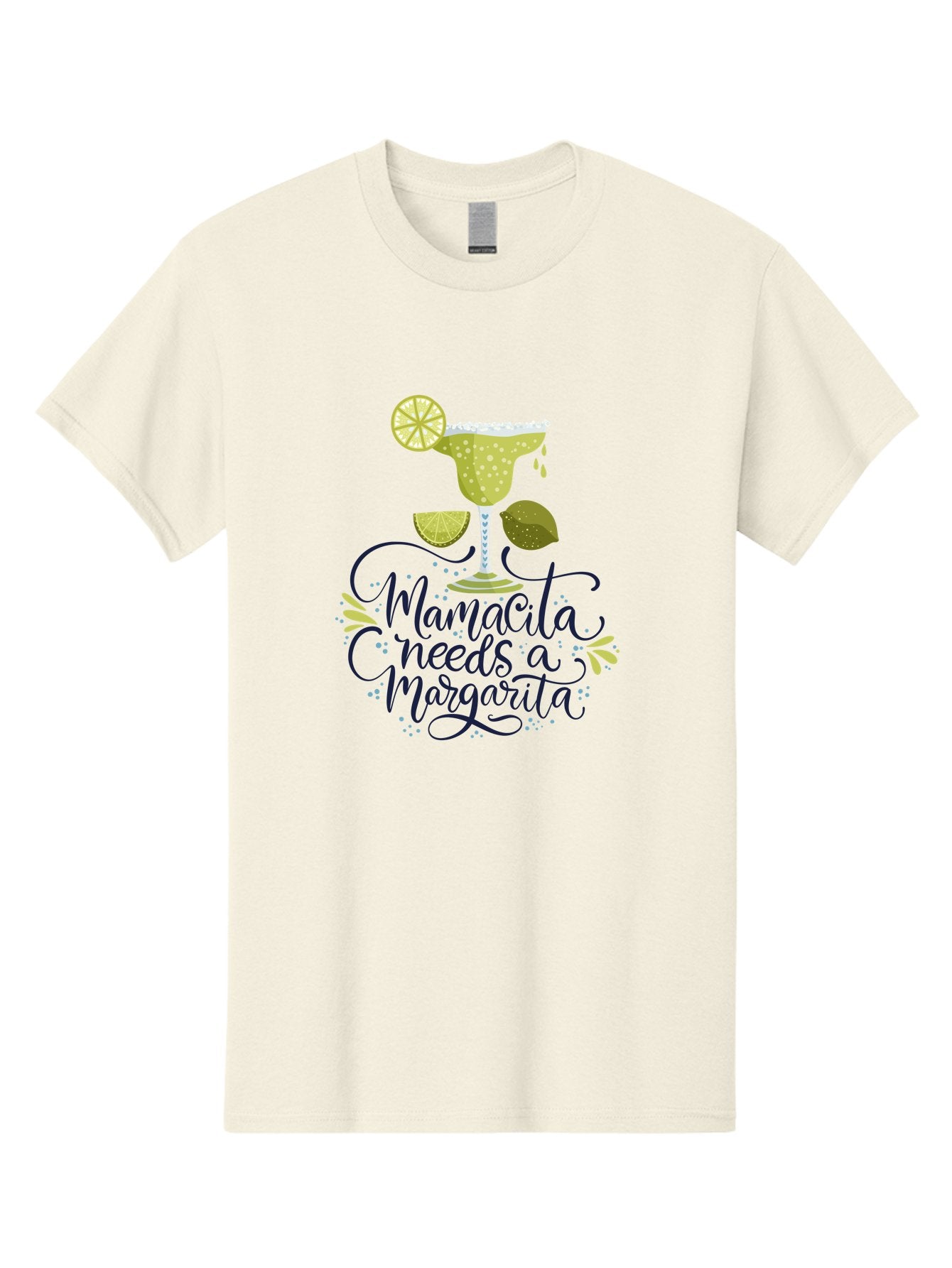 Mamacita-Needs-A-Margarita Men'S Graphic Tee, 100% Cotton, Comfortable Casual Summer Wear, Machine Washable, Margarita Cocktail, Salt Rim, Citrus Slices, Festive Drinks, Party Vibes, Summer Fun, Happy Hour, Cocktail Hour, Margarita Love, -  Aaa276 23