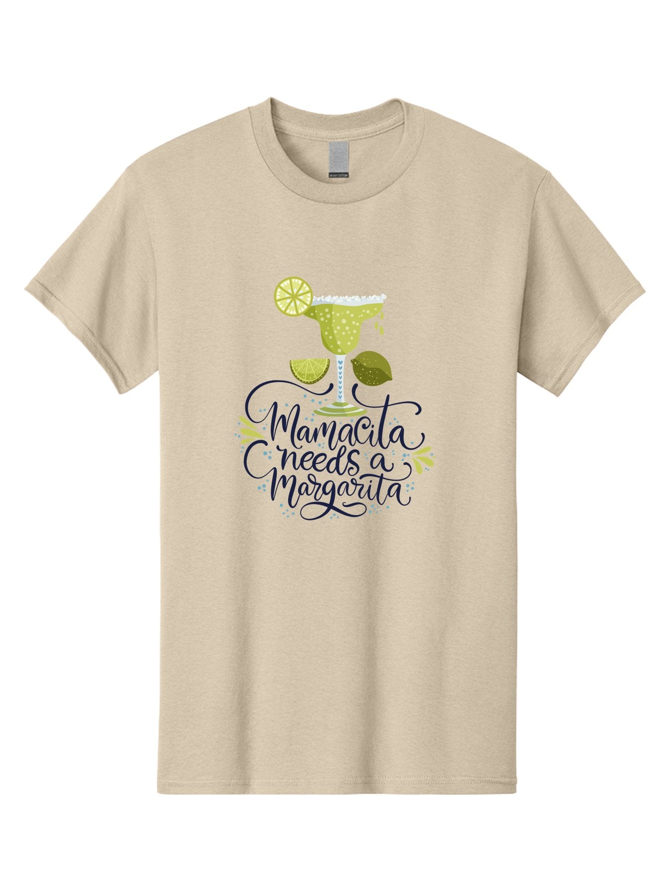Mamacita-Needs-A-Margarita Men'S Graphic Tee, 100% Cotton, Comfortable Casual Summer Wear, Machine Washable, Margarita Cocktail, Salt Rim, Citrus Slices, Festive Drinks, Party Vibes, Summer Fun, Happy Hour, Cocktail Hour, Margarita Love, -  Aaa276 9