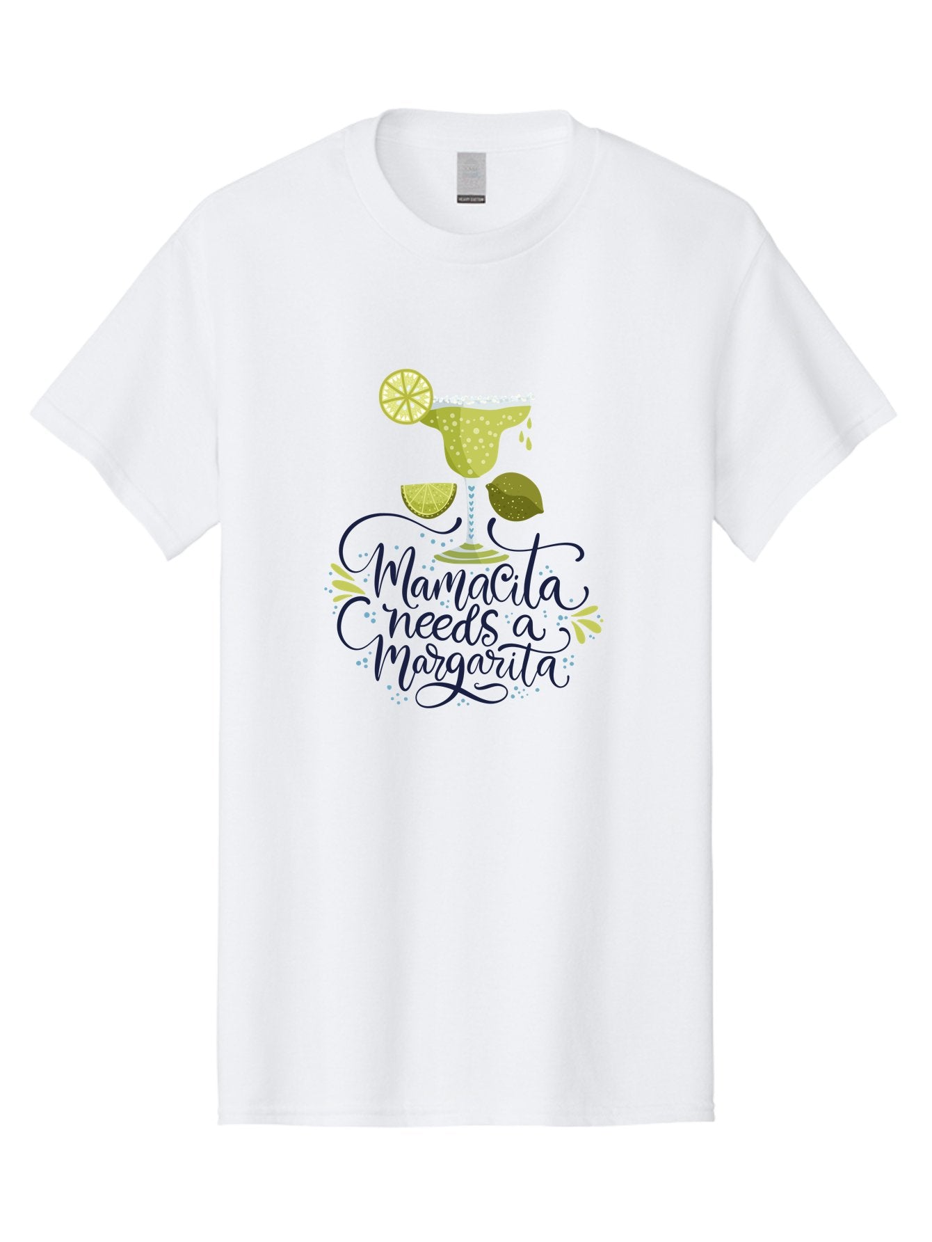 Mamacita-Needs-A-Margarita Men'S Graphic Tee, 100% Cotton, Comfortable Casual Summer Wear, Machine Washable, Margarita Cocktail, Salt Rim, Citrus Slices, Festive Drinks, Party Vibes, Summer Fun, Happy Hour, Cocktail Hour, Margarita Love, -  Aaa276 7