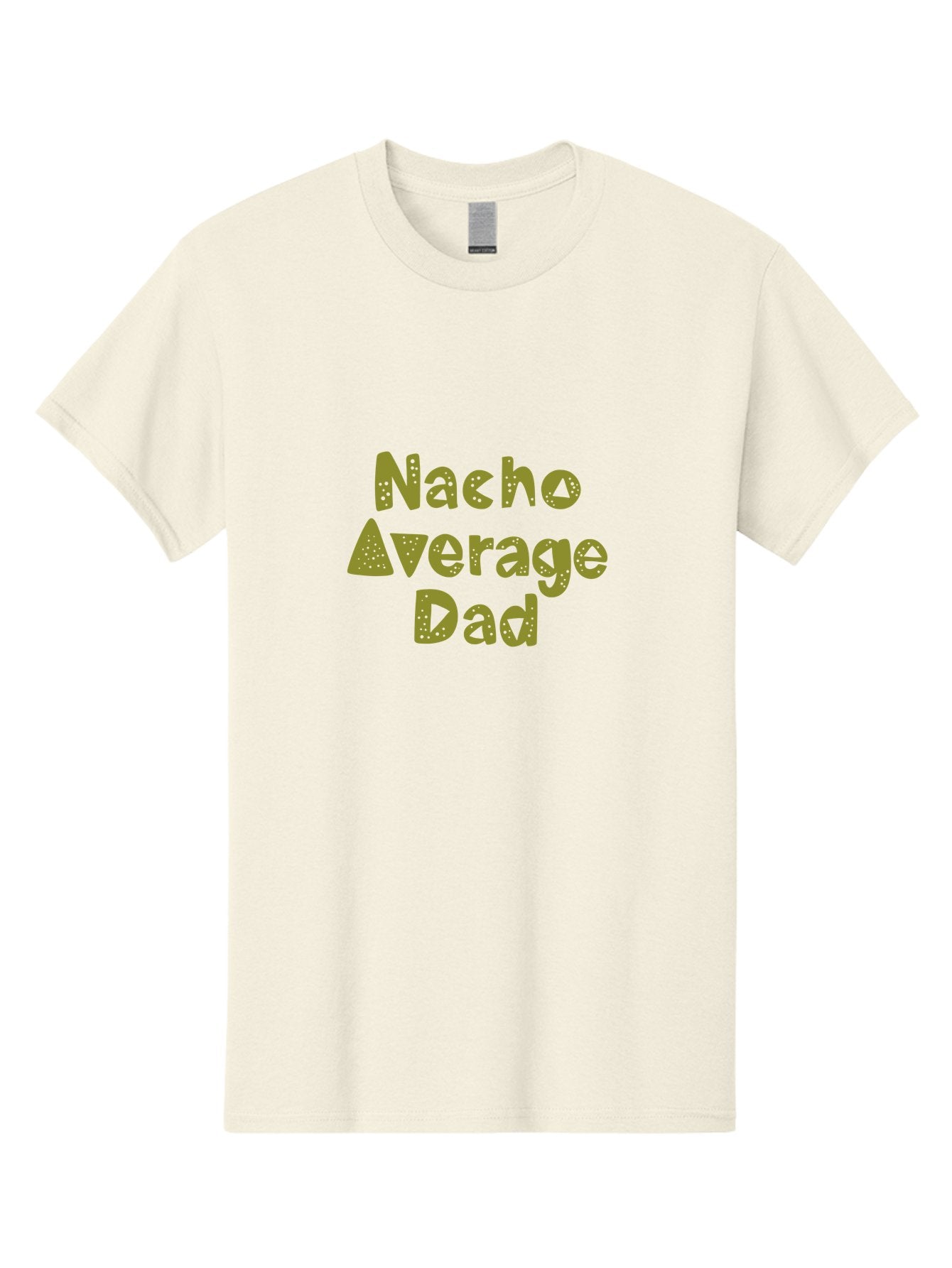 Nacho-Average-Dad-1 Men'S Graphic Tee, 100% Cotton, Comfortable Casual Summer Wear, Machine Washable, Funny Dad Joke, Nacho Average Dad, Father'S Day Gift, Humor, Playful Dads, Dad Humor, Quirky, Graphic T-Shirt -  Aaa282 25