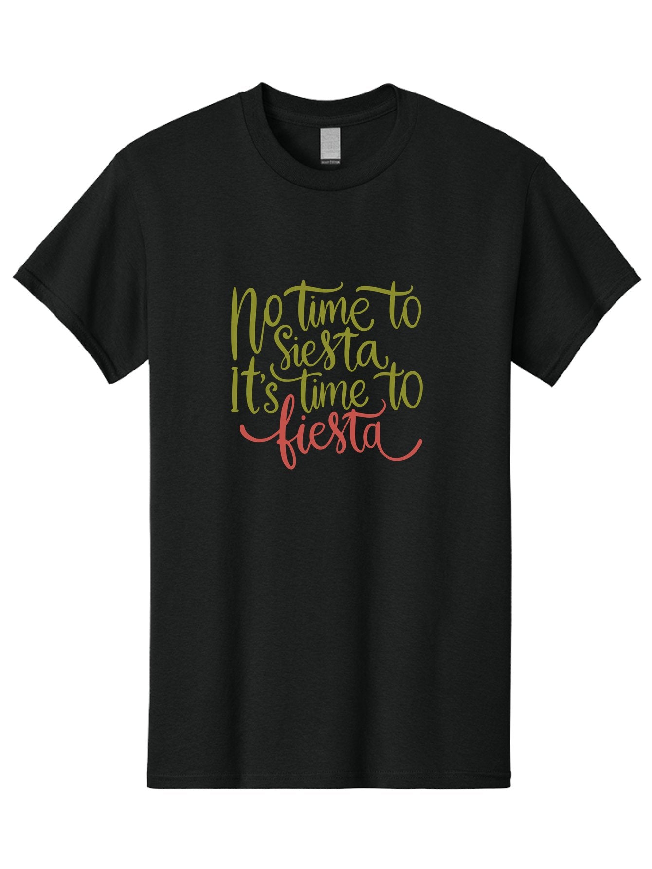 No-Time-To-Siesta-1 Men'S Graphic Tee, 100% Cotton, Comfortable Casual Summer Wear, Machine Washable, Party Invitation, Fiesta Theme, Celebration Graphics, Vibrant Pink Text, Festive T Shirt, Party Time Slogan, Party Decor -  Aaa286 19