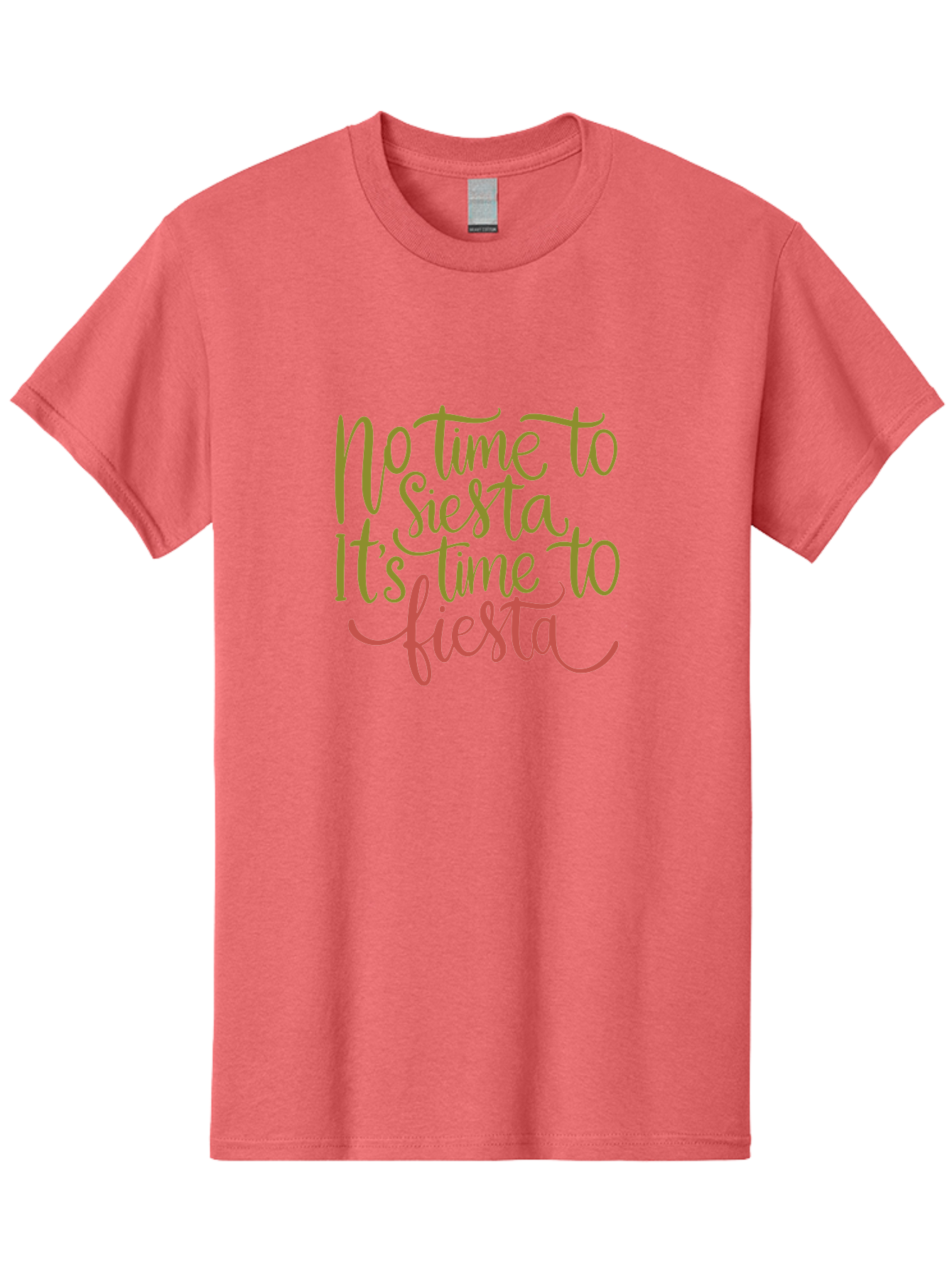 No-Time-To-Siesta-1 Men'S Graphic Tee, 100% Cotton, Comfortable Casual Summer Wear, Machine Washable, Party Invitation, Fiesta Theme, Celebration Graphics, Vibrant Pink Text, Festive T Shirt, Party Time Slogan, Party Decor -  Aaa286 25