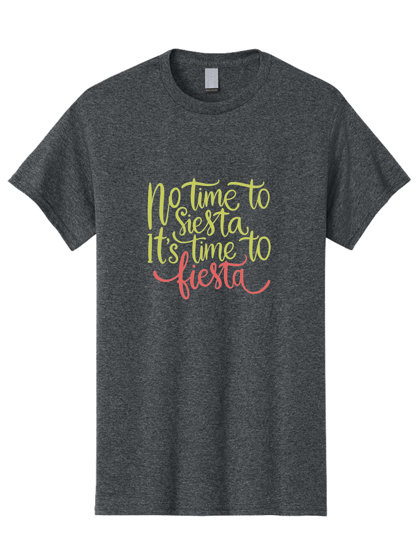 No-Time-To-Siesta-It-S-Time-To-Fiesta-1 Men'S Graphic Tee, 100% Cotton, Comfortable Casual Summer Wear, Machine Washable, Party Time, Fiesta Vibes, Celebration Mode, Festive Atmosphere, Fun Phrases, Lively Spirit, Dance Party, Vibrant Text -  Aaa287 19