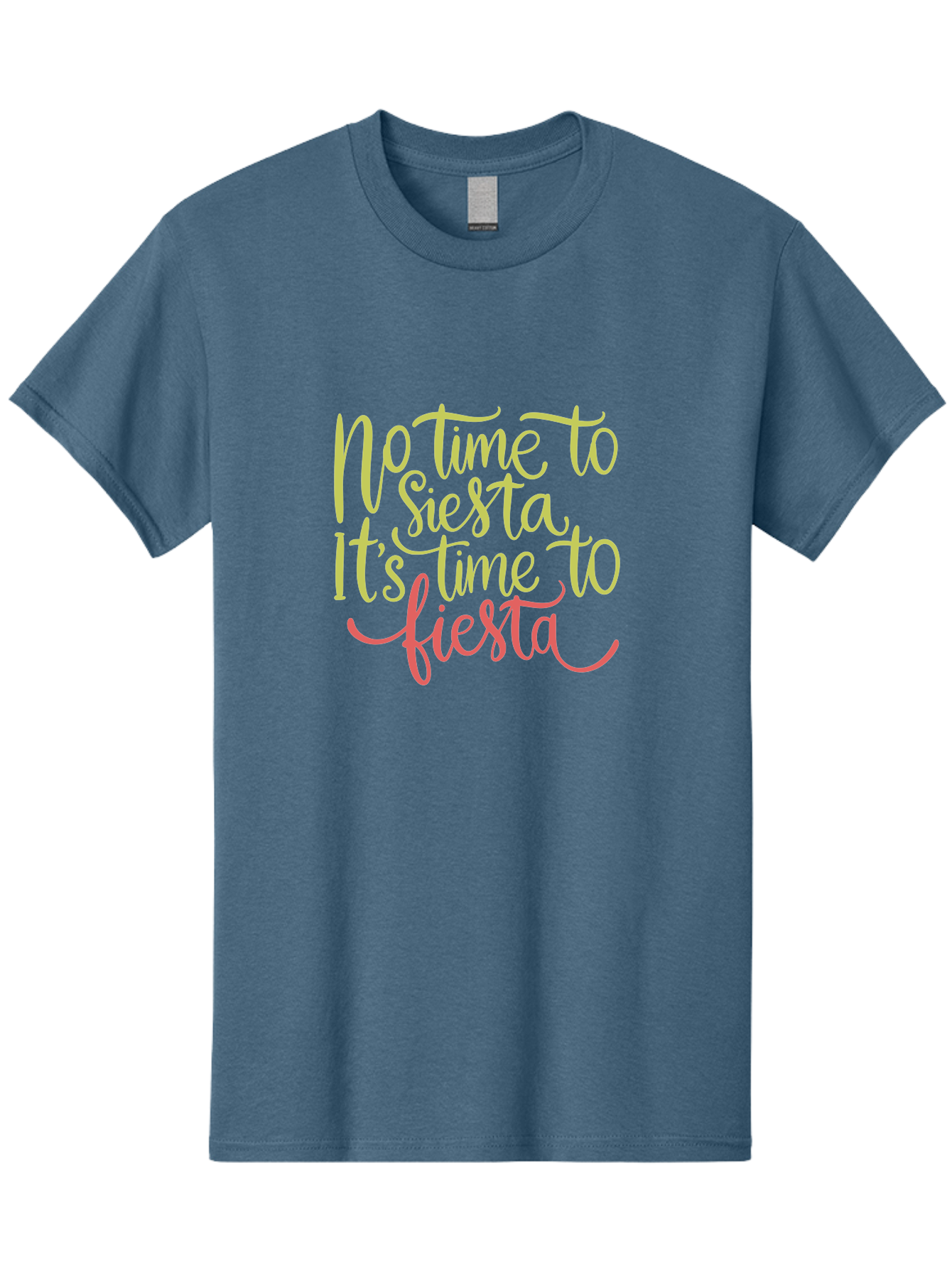 No-Time-To-Siesta-It-S-Time-To-Fiesta-1 Men'S Graphic Tee, 100% Cotton, Comfortable Casual Summer Wear, Machine Washable, Party Time, Fiesta Vibes, Celebration Mode, Festive Atmosphere, Fun Phrases, Lively Spirit, Dance Party, Vibrant Text -  Aaa287 15