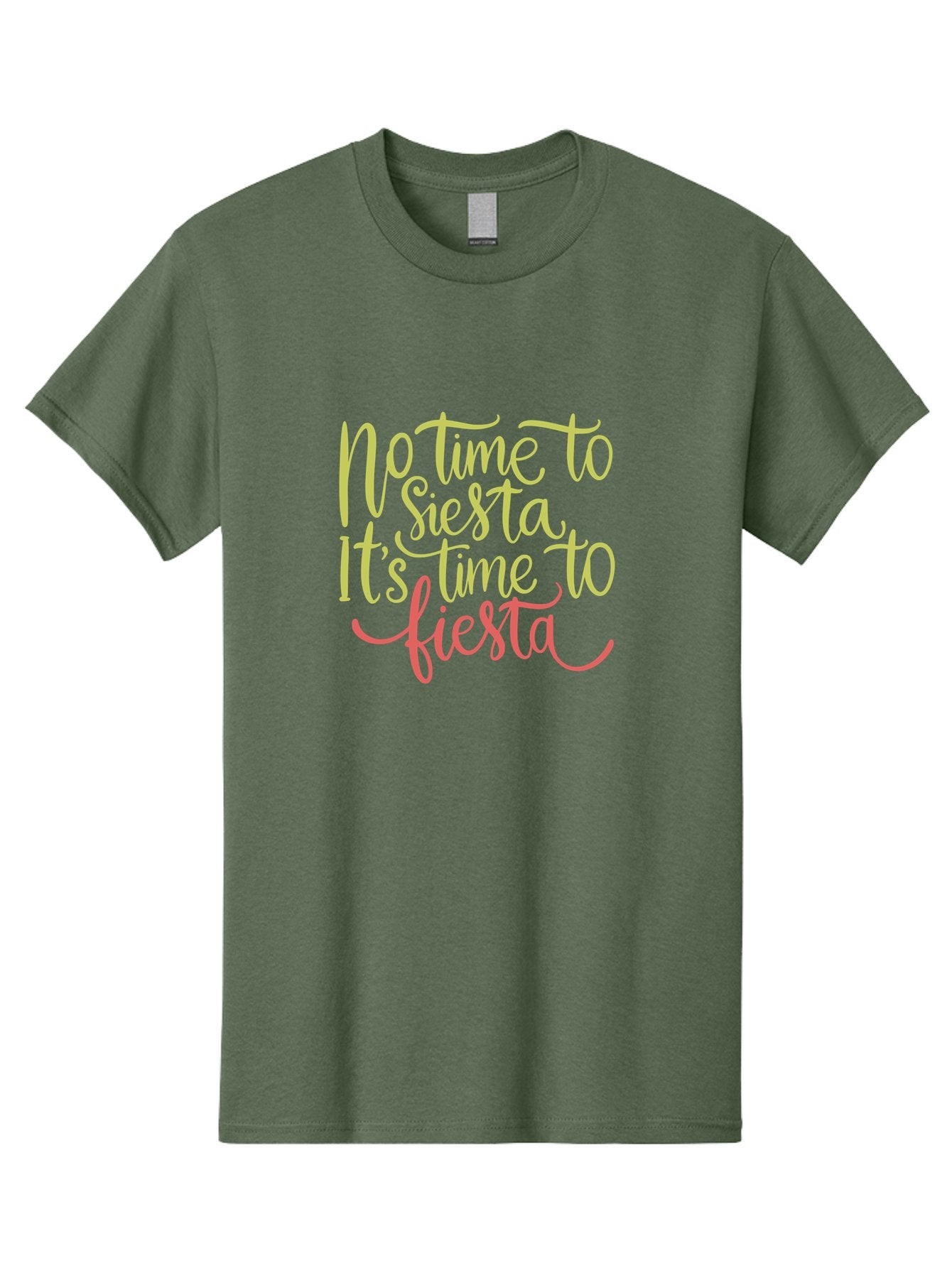 No-Time-To-Siesta-It-S-Time-To-Fiesta-1 Men'S Graphic Tee, 100% Cotton, Comfortable Casual Summer Wear, Machine Washable, Party Time, Fiesta Vibes, Celebration Mode, Festive Atmosphere, Fun Phrases, Lively Spirit, Dance Party, Vibrant Text -  Aaa287 19