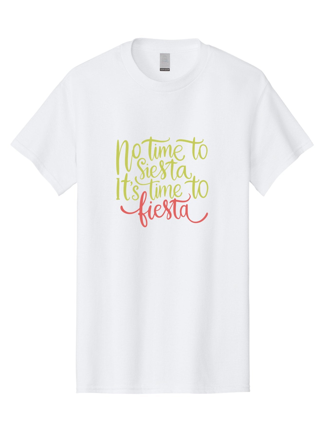 No-Time-To-Siesta-It-S-Time-To-Fiesta-1 Men'S Graphic Tee, 100% Cotton, Comfortable Casual Summer Wear, Machine Washable, Party Time, Fiesta Vibes, Celebration Mode, Festive Atmosphere, Fun Phrases, Lively Spirit, Dance Party, Vibrant Text -  Aaa287 9