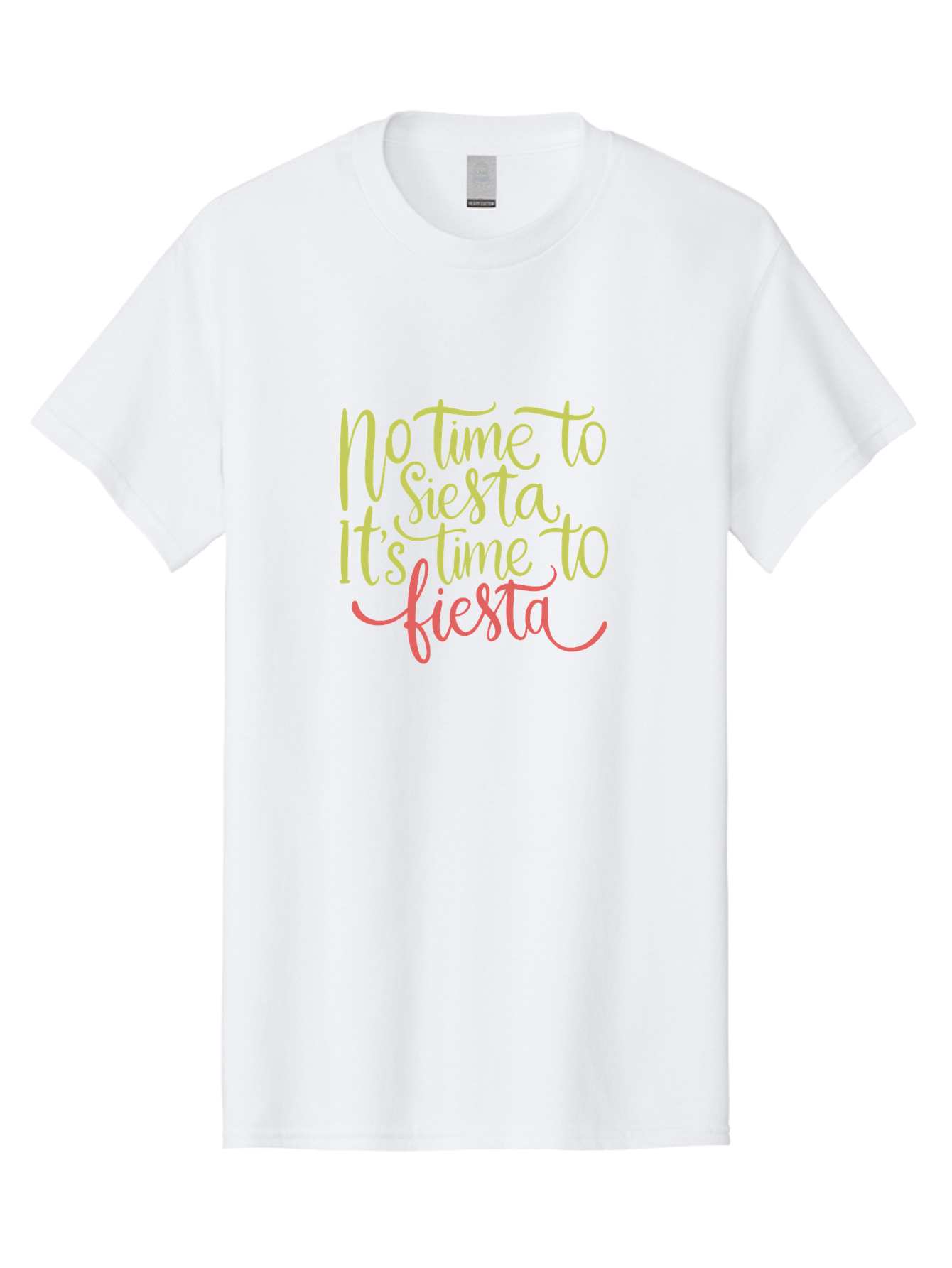No-Time-To-Siesta-It-S-Time-To-Fiesta-1 Men'S Graphic Tee, 100% Cotton, Comfortable Casual Summer Wear, Machine Washable, Party Time, Fiesta Vibes, Celebration Mode, Festive Atmosphere, Fun Phrases, Lively Spirit, Dance Party, Vibrant Text -  Aaa287 13