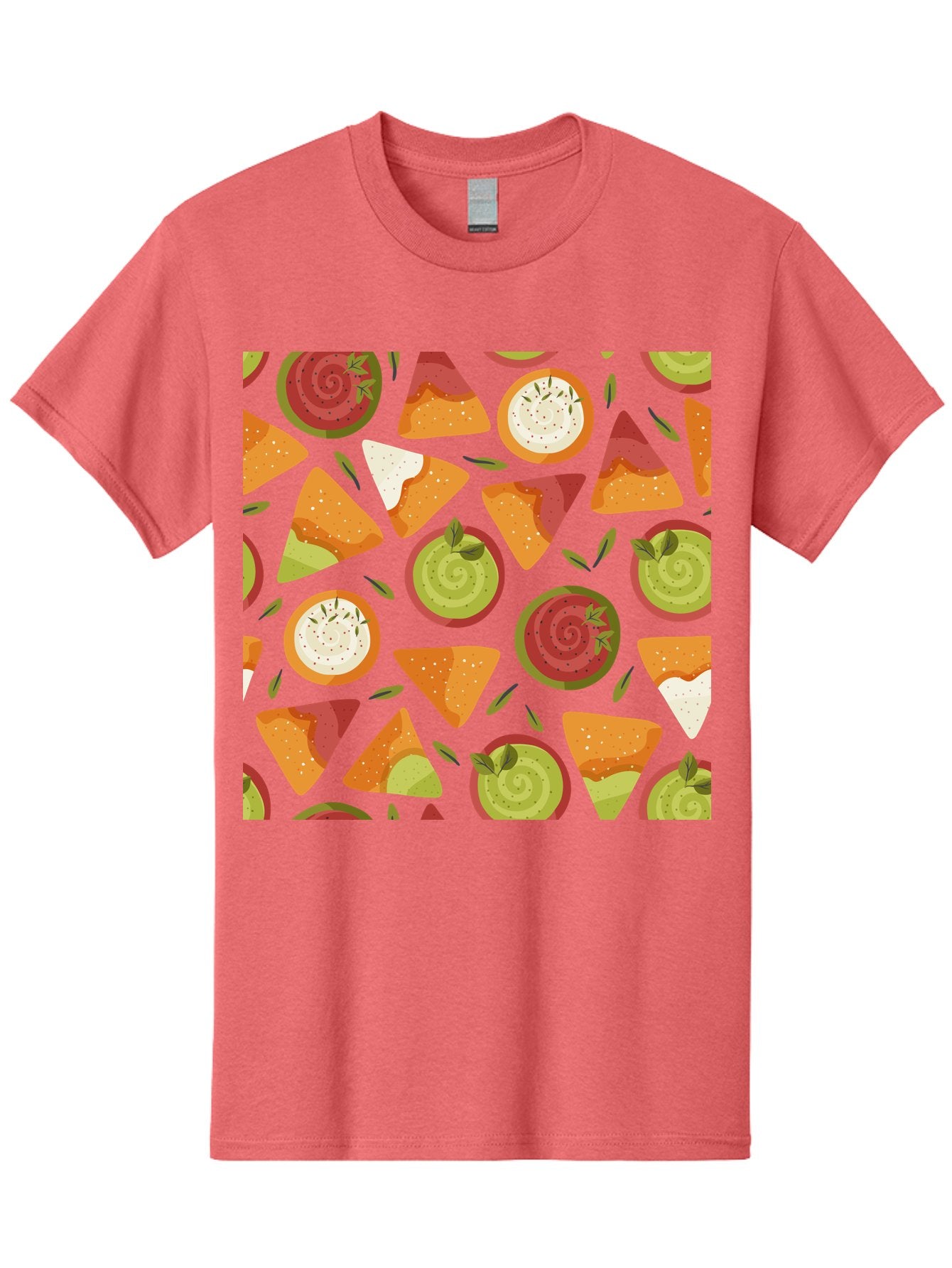 Pizza-Slices-Pattern Men'S Graphic Tee, 100% Cotton, Comfortable Casual Summer Wear, Machine Washable, Pizza Slices, Various Toppings, Pepperoni, Vegetables, Cheese, Food Pattern, Seamless Design, Cartoon Style -  Aaa290 25