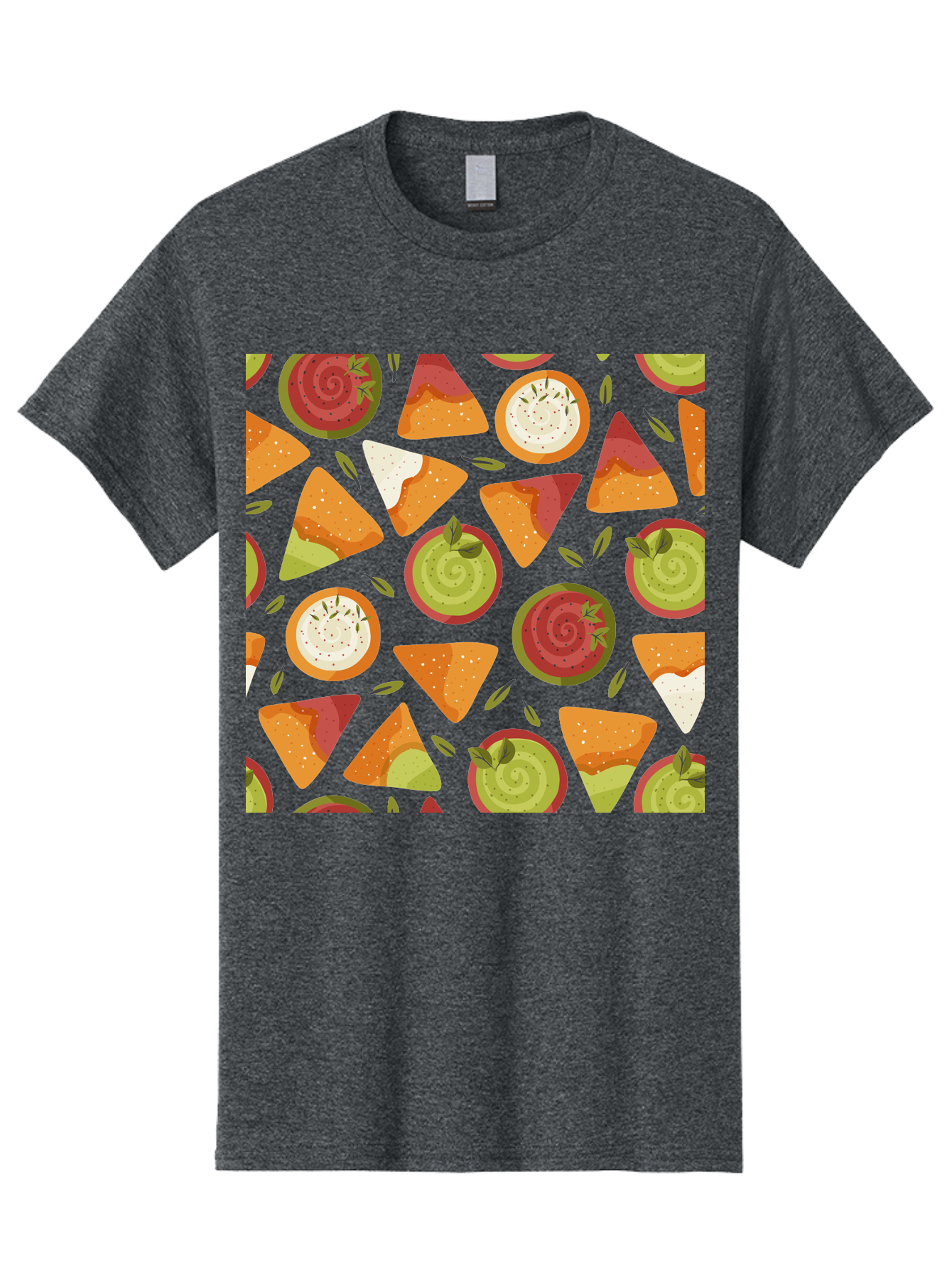 Pizza-Slices-Pattern Men'S Graphic Tee, 100% Cotton, Comfortable Casual Summer Wear, Machine Washable, Pizza Slices, Various Toppings, Pepperoni, Vegetables, Cheese, Food Pattern, Seamless Design, Cartoon Style -  Aaa290 19
