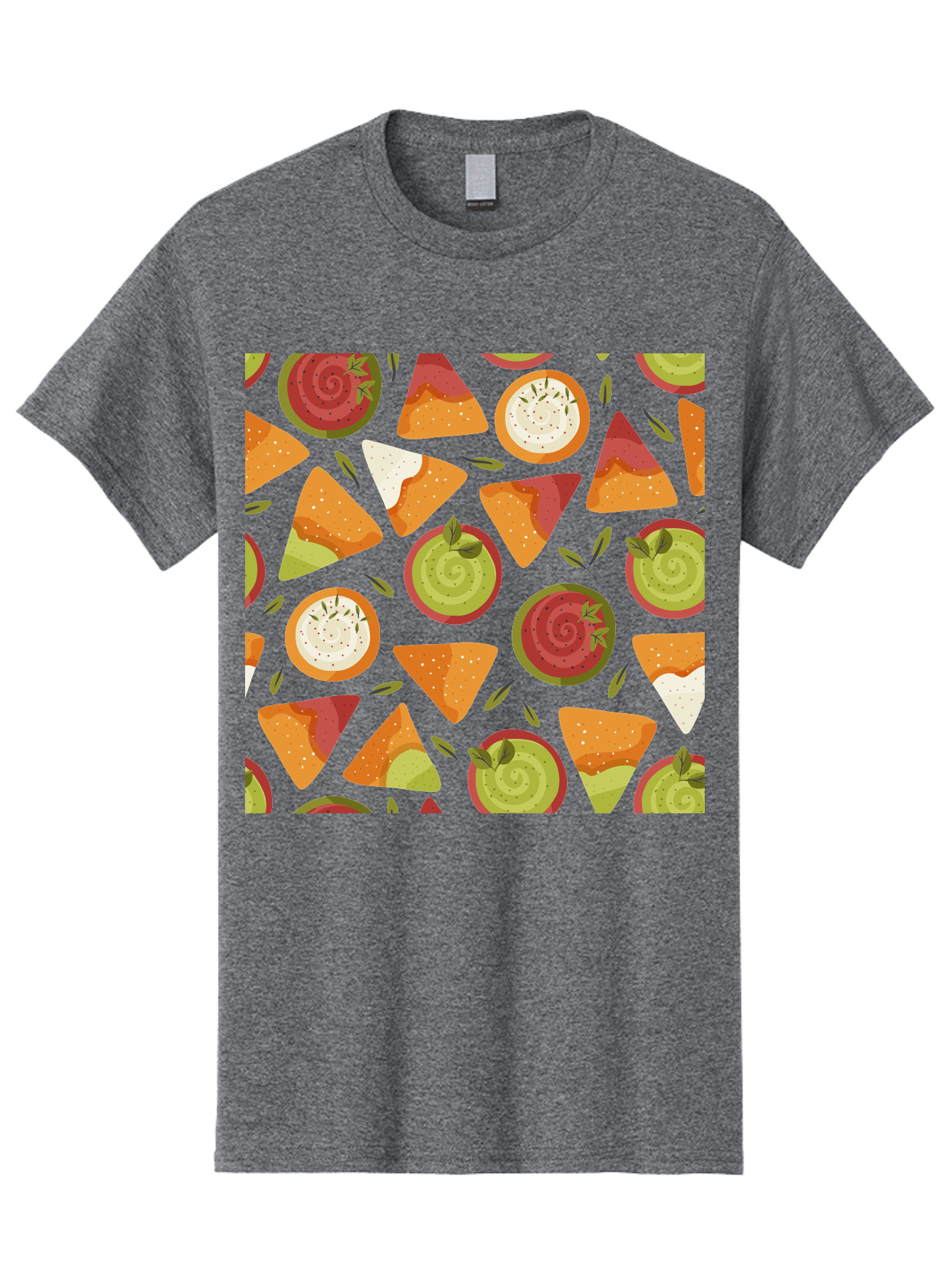 Pizza-Slices-Pattern Men'S Graphic Tee, 100% Cotton, Comfortable Casual Summer Wear, Machine Washable, Pizza Slices, Various Toppings, Pepperoni, Vegetables, Cheese, Food Pattern, Seamless Design, Cartoon Style -  Aaa290 21