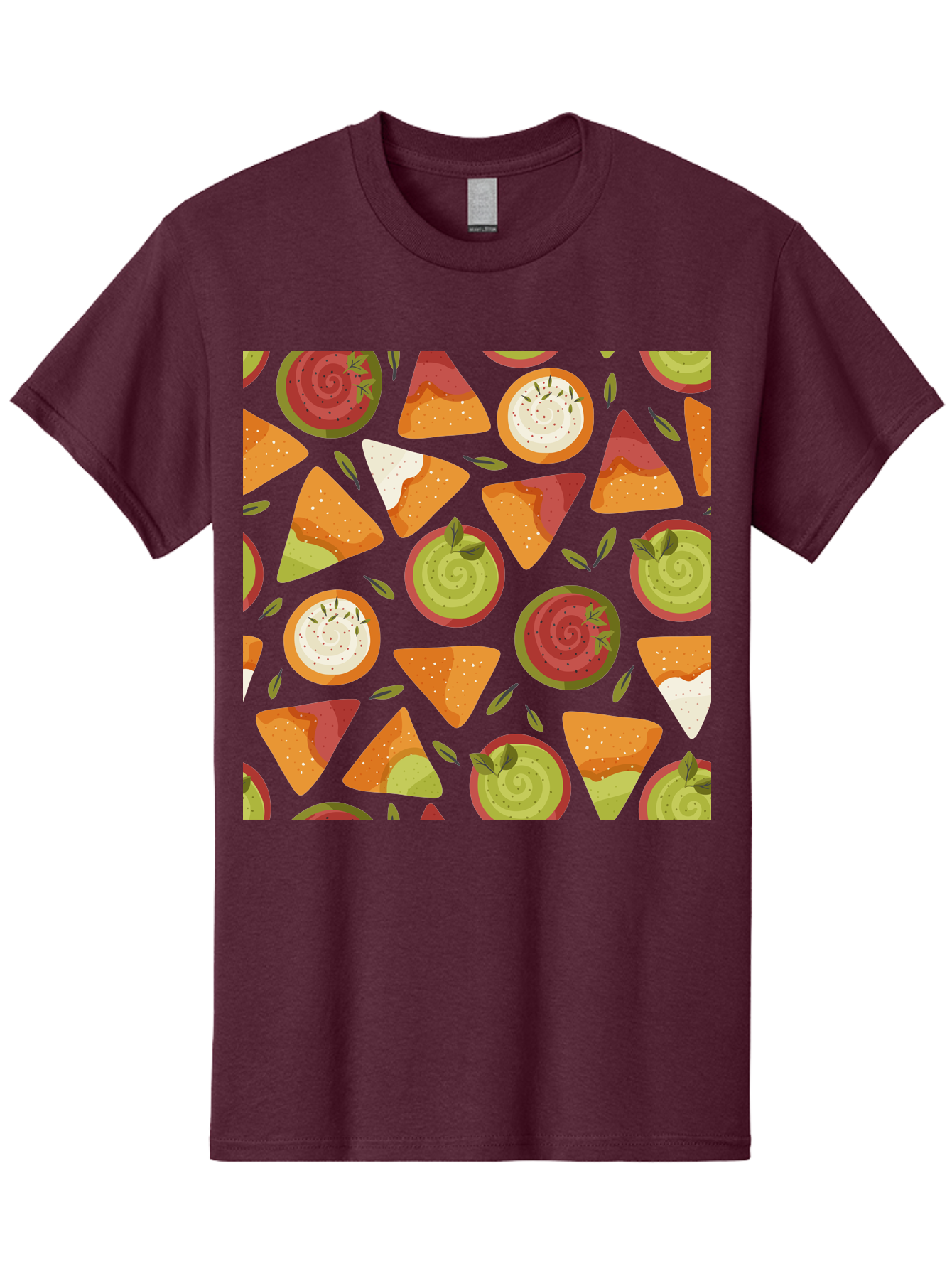 Pizza-Slices-Pattern Men'S Graphic Tee, 100% Cotton, Comfortable Casual Summer Wear, Machine Washable, Pizza Slices, Various Toppings, Pepperoni, Vegetables, Cheese, Food Pattern, Seamless Design, Cartoon Style -  Aaa290 27
