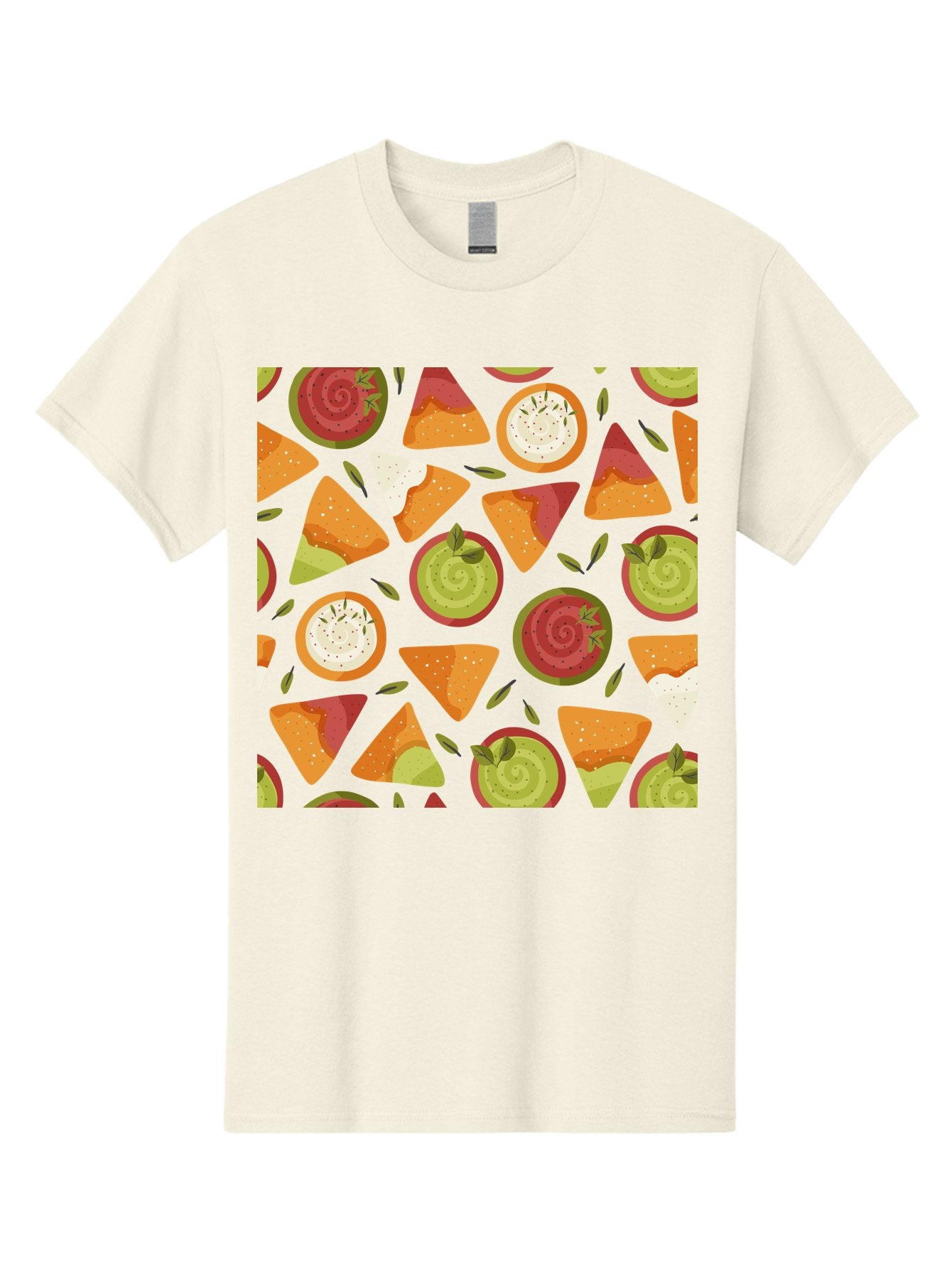 Pizza-Slices-Pattern Men'S Graphic Tee, 100% Cotton, Comfortable Casual Summer Wear, Machine Washable, Pizza Slices, Various Toppings, Pepperoni, Vegetables, Cheese, Food Pattern, Seamless Design, Cartoon Style -  Aaa290 3