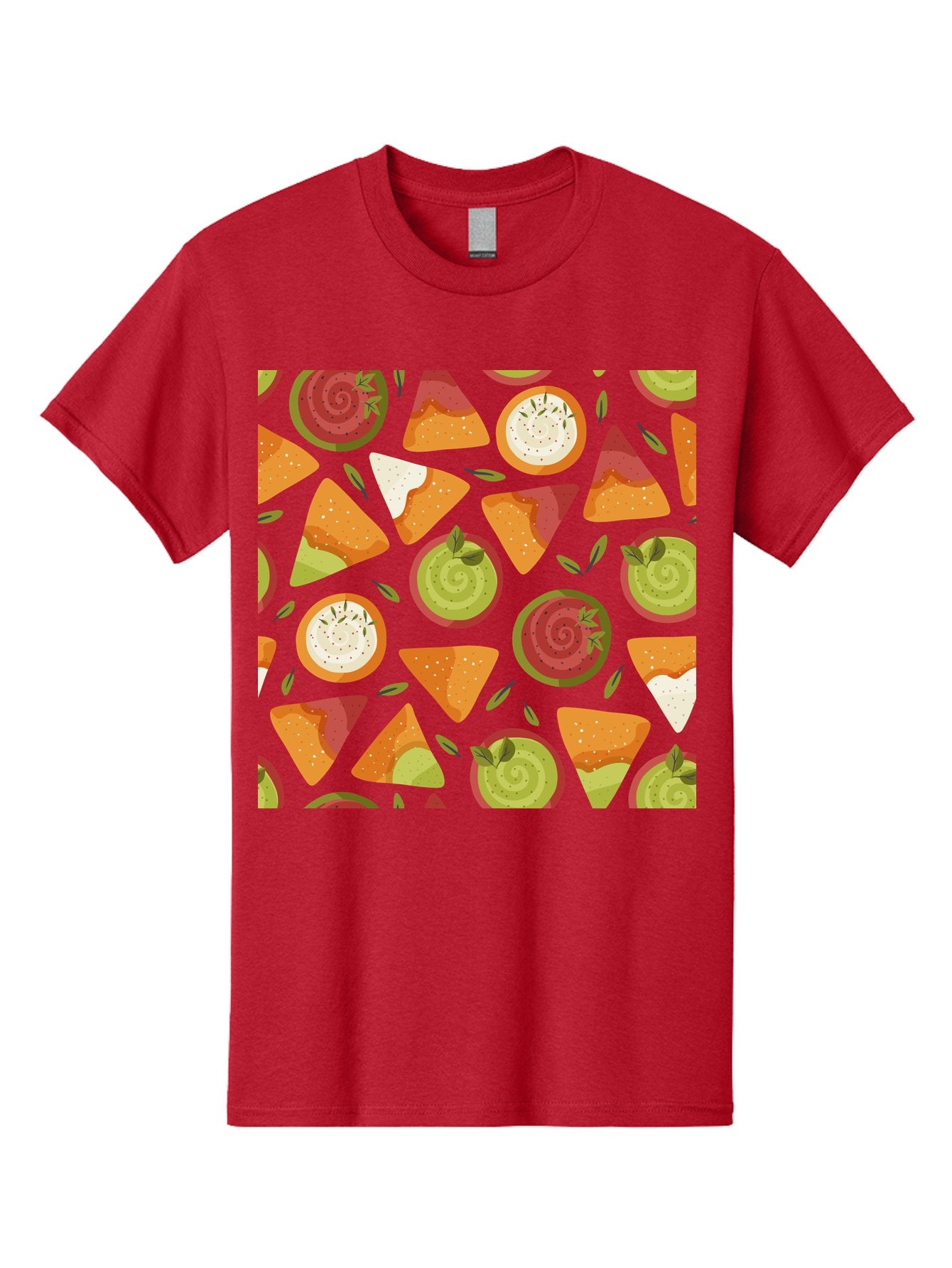 Pizza-Slices-Pattern Men'S Graphic Tee, 100% Cotton, Comfortable Casual Summer Wear, Machine Washable, Pizza Slices, Various Toppings, Pepperoni, Vegetables, Cheese, Food Pattern, Seamless Design, Cartoon Style -  Aaa290 29