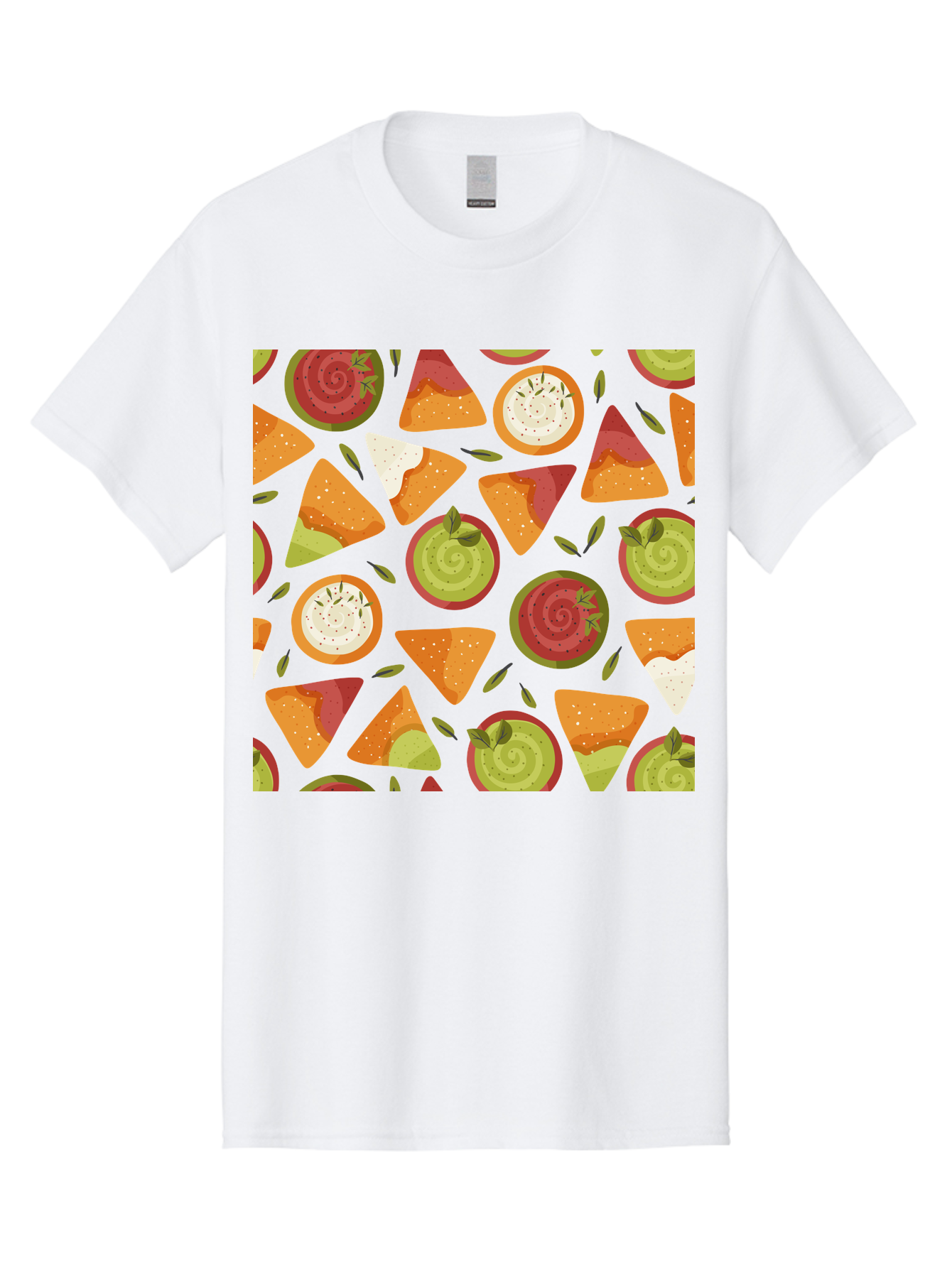 Pizza-Slices-Pattern Men'S Graphic Tee, 100% Cotton, Comfortable Casual Summer Wear, Machine Washable, Pizza Slices, Various Toppings, Pepperoni, Vegetables, Cheese, Food Pattern, Seamless Design, Cartoon Style -  Aaa290 15