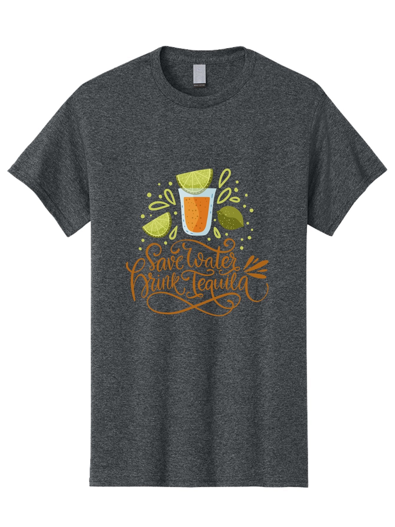Save-Water-Drink-Tequila-1 Men'S Graphic Tee, 100% Cotton, Comfortable Casual Summer Wear, Machine Washable, Tequila Cocktail, Lime Wedges, Agave Plant, Party Theme, Happy Hour, Cocktail Hour, Tequila Lovers, Fun Typography, Festive Design, -  Aaa291 29