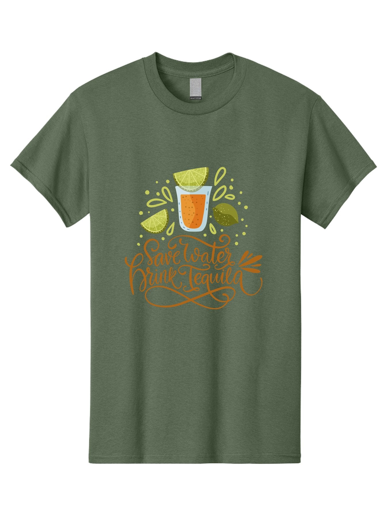 Save-Water-Drink-Tequila-1 Men'S Graphic Tee, 100% Cotton, Comfortable Casual Summer Wear, Machine Washable, Tequila Cocktail, Lime Wedges, Agave Plant, Party Theme, Happy Hour, Cocktail Hour, Tequila Lovers, Fun Typography, Festive Design, -  Aaa291 19