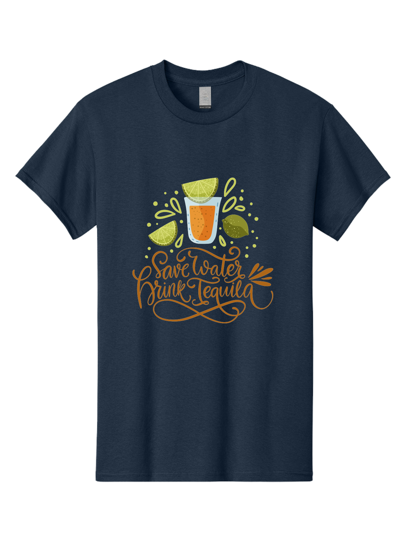 Save-Water-Drink-Tequila-1 Men'S Graphic Tee, 100% Cotton, Comfortable Casual Summer Wear, Machine Washable, Tequila Cocktail, Lime Wedges, Agave Plant, Party Theme, Happy Hour, Cocktail Hour, Tequila Lovers, Fun Typography, Festive Design, -  Aaa291 19