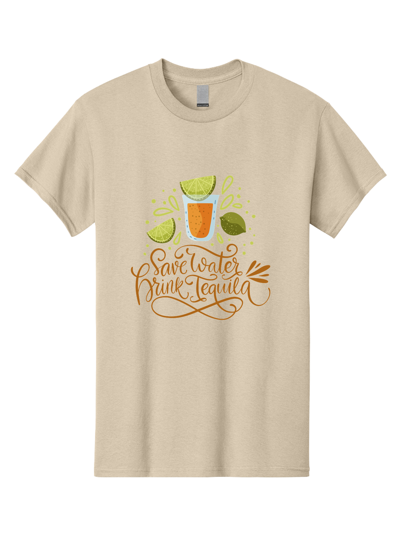 Save-Water-Drink-Tequila-1 Men'S Graphic Tee, 100% Cotton, Comfortable Casual Summer Wear, Machine Washable, Tequila Cocktail, Lime Wedges, Agave Plant, Party Theme, Happy Hour, Cocktail Hour, Tequila Lovers, Fun Typography, Festive Design, -  Aaa291 9