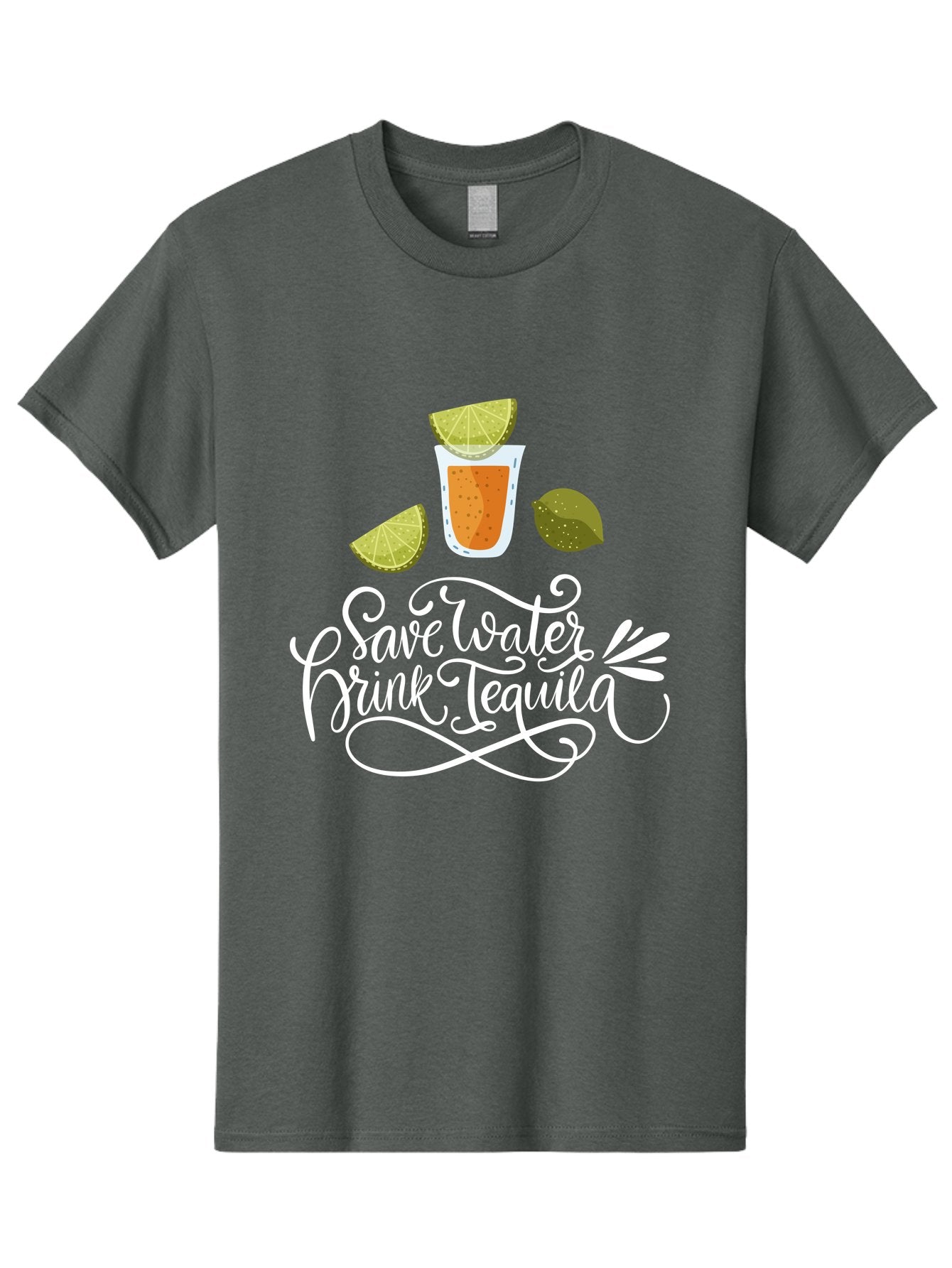 Save-Water-Drink-Tequila-2 Men'S Graphic Tee, 100% Cotton, Comfortable Casual Summer Wear, Machine Washable, Tequila Shot, Lime Wedges, Agave Leaf, Save Water Drink Tequila Text, Cocktail, Party, Drinking Culture, Humorous, Mexican Drink -  Aaa292 15