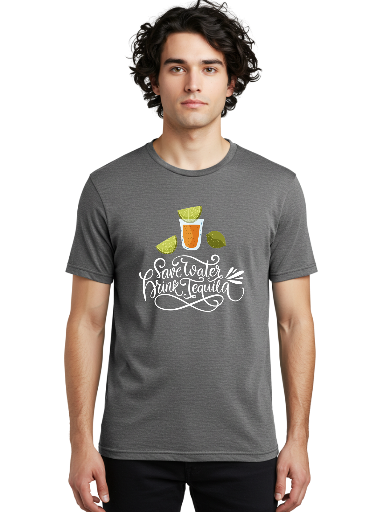 Save-Water-Drink-Tequila-2 Men'S Graphic Tee, 100% Cotton, Comfortable Casual Summer Wear, Machine Washable, Tequila Shot, Lime Wedges, Agave Leaf, Save Water Drink Tequila Text, Cocktail, Party, Drinking Culture, Humorous, Mexican Drink -  Aaa292 28