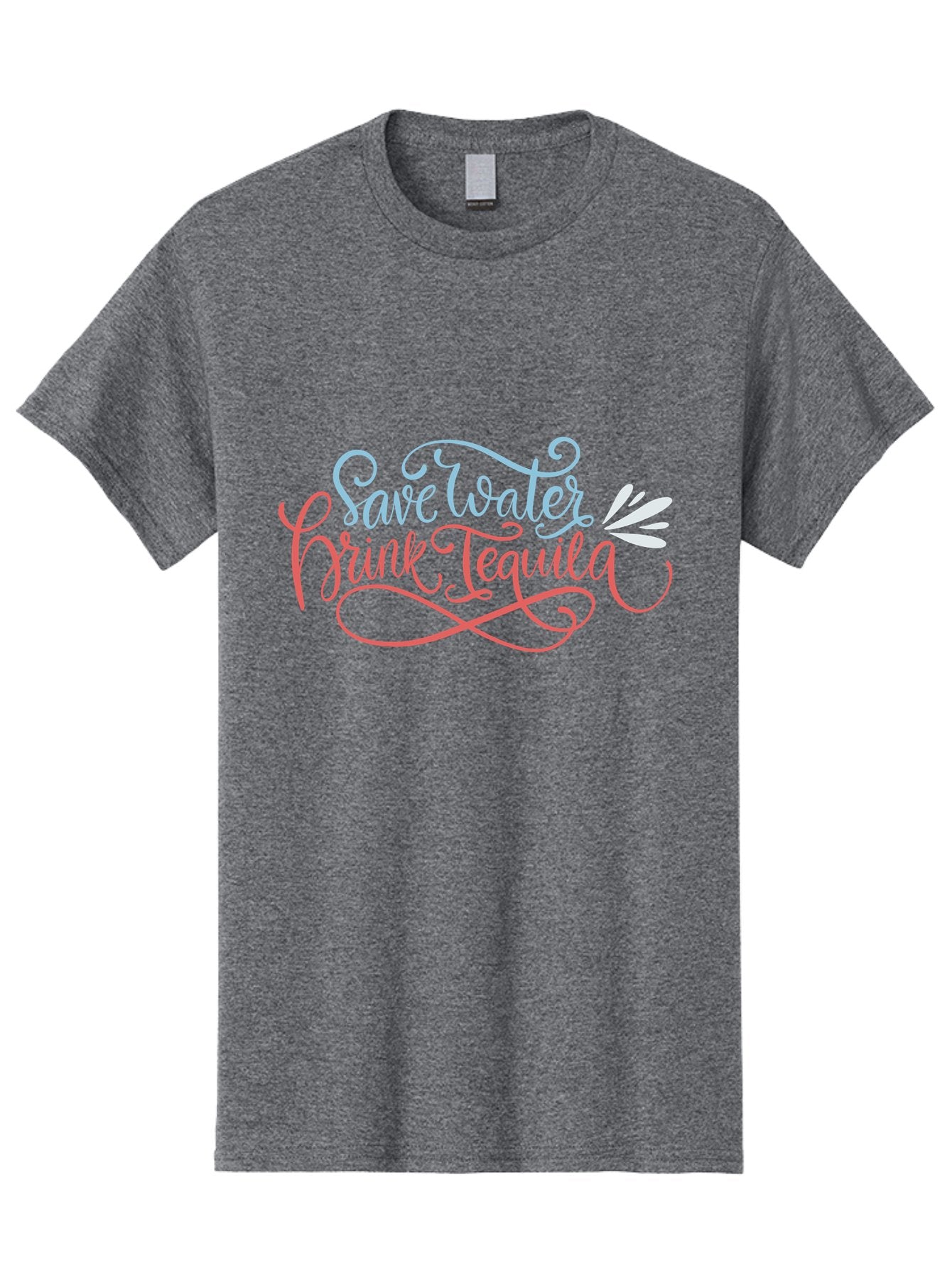 Save-Water-Drink-Tequila-3 Men'S Graphic Tee, 100% Cotton, Comfortable Casual Summer Wear, Machine Washable, Tequila Quote, Save Water, Drink Tequila, Funny Quote, Tequila Humor, Liquor Quote, Party Phrase, Agave Quote, Creative Typography, -  Aaa293 19