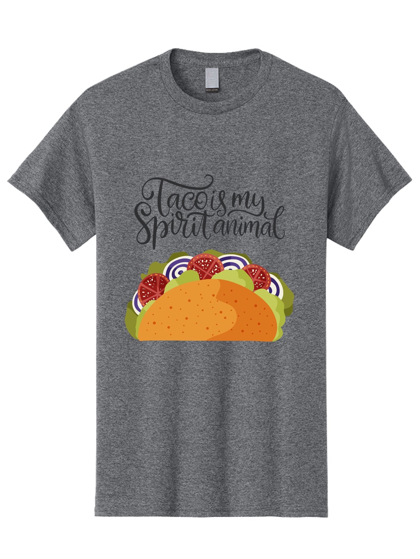 Taco-Is-My-Spirit-Animal-1 Men'S Graphic Tee, 100% Cotton, Comfortable Casual Summer Wear, Machine Washable, Taco Love, Mexican Cuisine, Foodie Humor, Taco Graphics, Spirit Animal Humor, Funny Quotes, Vibrant Graphics, Taco Culture, -  Aaa300 19