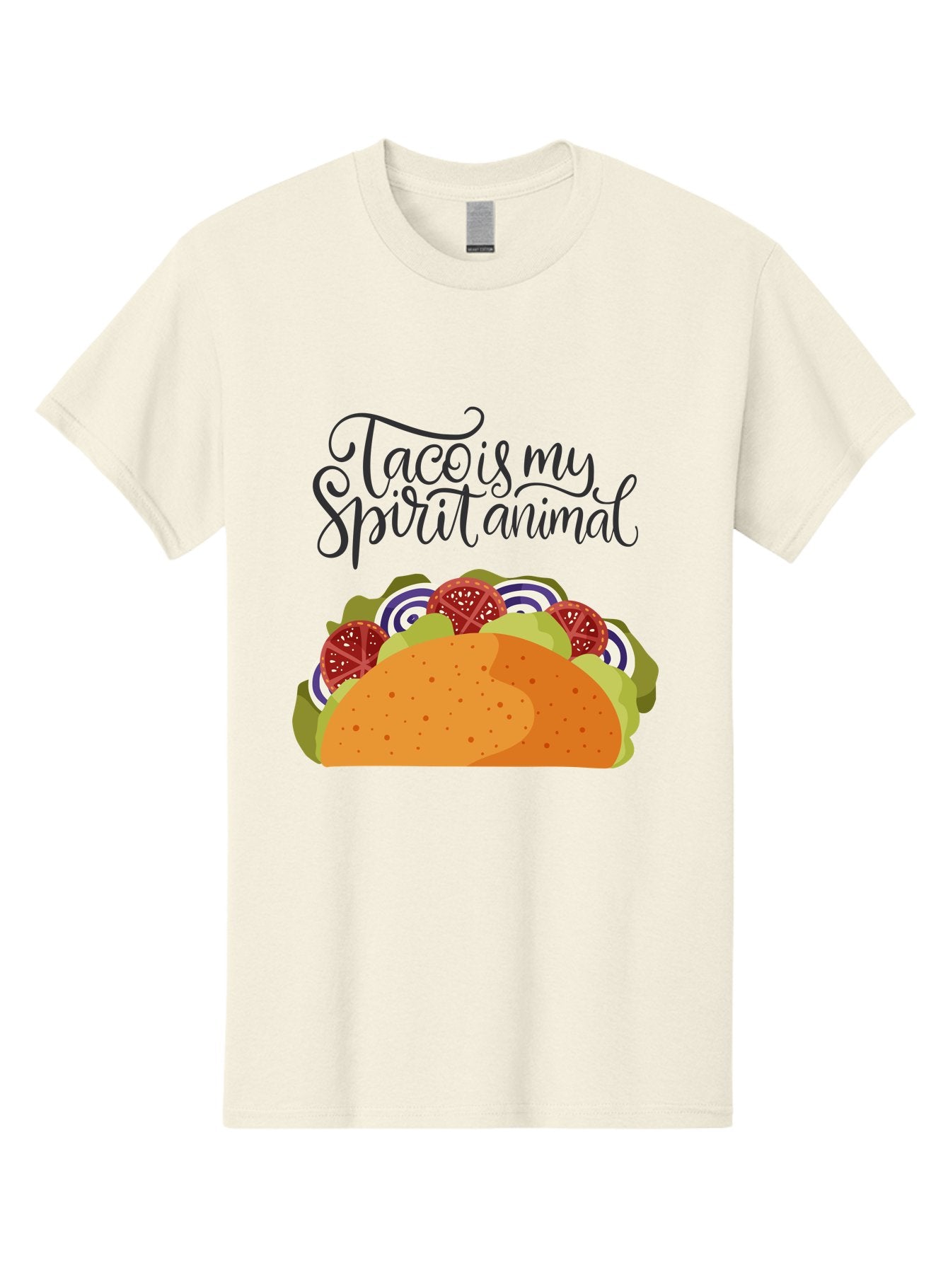 Taco-Is-My-Spirit-Animal-1 Men'S Graphic Tee, 100% Cotton, Comfortable Casual Summer Wear, Machine Washable, Taco Love, Mexican Cuisine, Foodie Humor, Taco Graphics, Spirit Animal Humor, Funny Quotes, Vibrant Graphics, Taco Culture, -  Aaa300 13