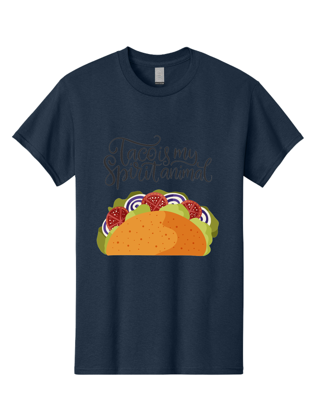 Taco-Is-My-Spirit-Animal-1 Men'S Graphic Tee, 100% Cotton, Comfortable Casual Summer Wear, Machine Washable, Taco Love, Mexican Cuisine, Foodie Humor, Taco Graphics, Spirit Animal Humor, Funny Quotes, Vibrant Graphics, Taco Culture, -  Aaa300 7