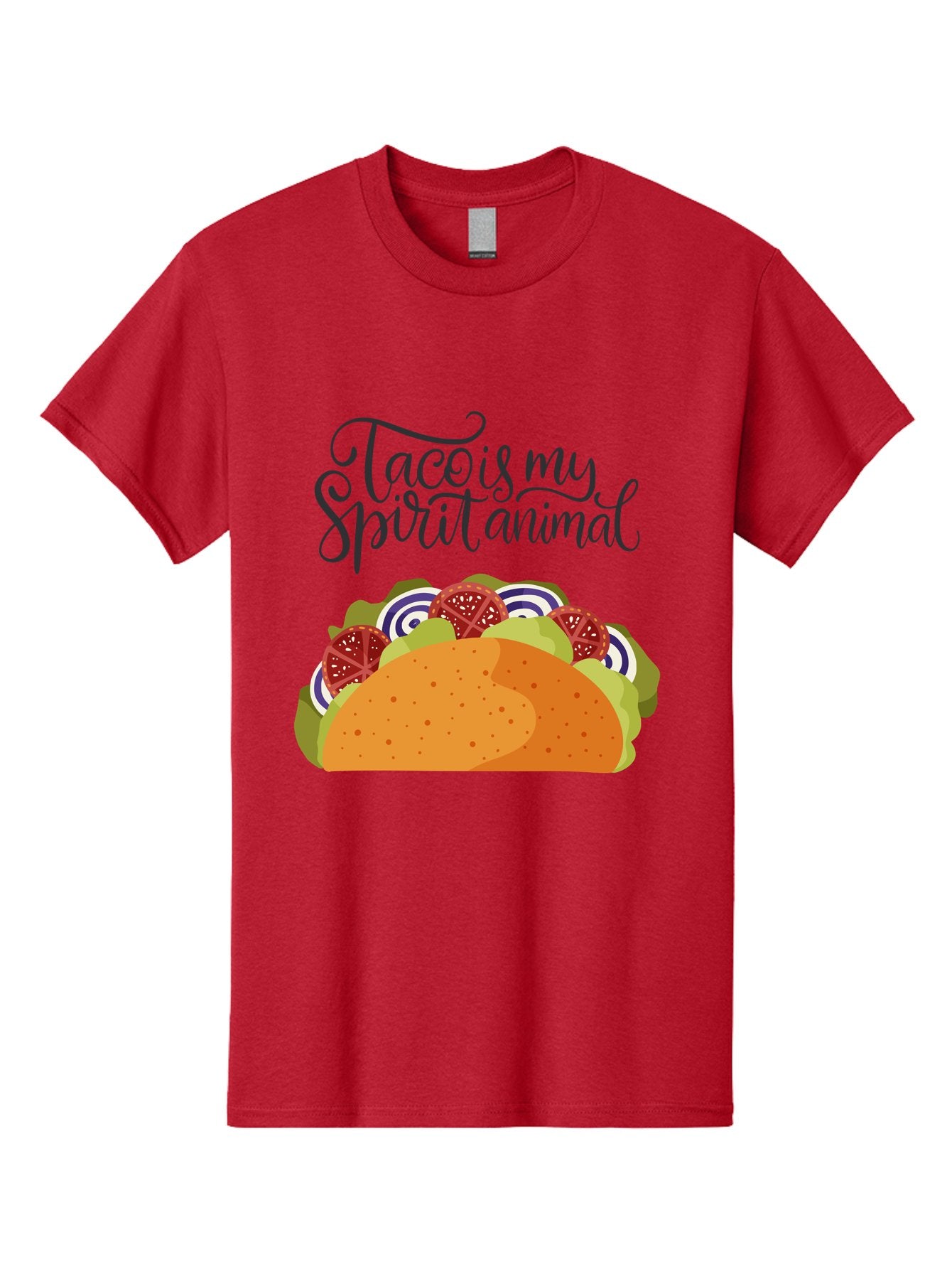Taco-Is-My-Spirit-Animal-1 Men'S Graphic Tee, 100% Cotton, Comfortable Casual Summer Wear, Machine Washable, Taco Love, Mexican Cuisine, Foodie Humor, Taco Graphics, Spirit Animal Humor, Funny Quotes, Vibrant Graphics, Taco Culture, -  Aaa300 15